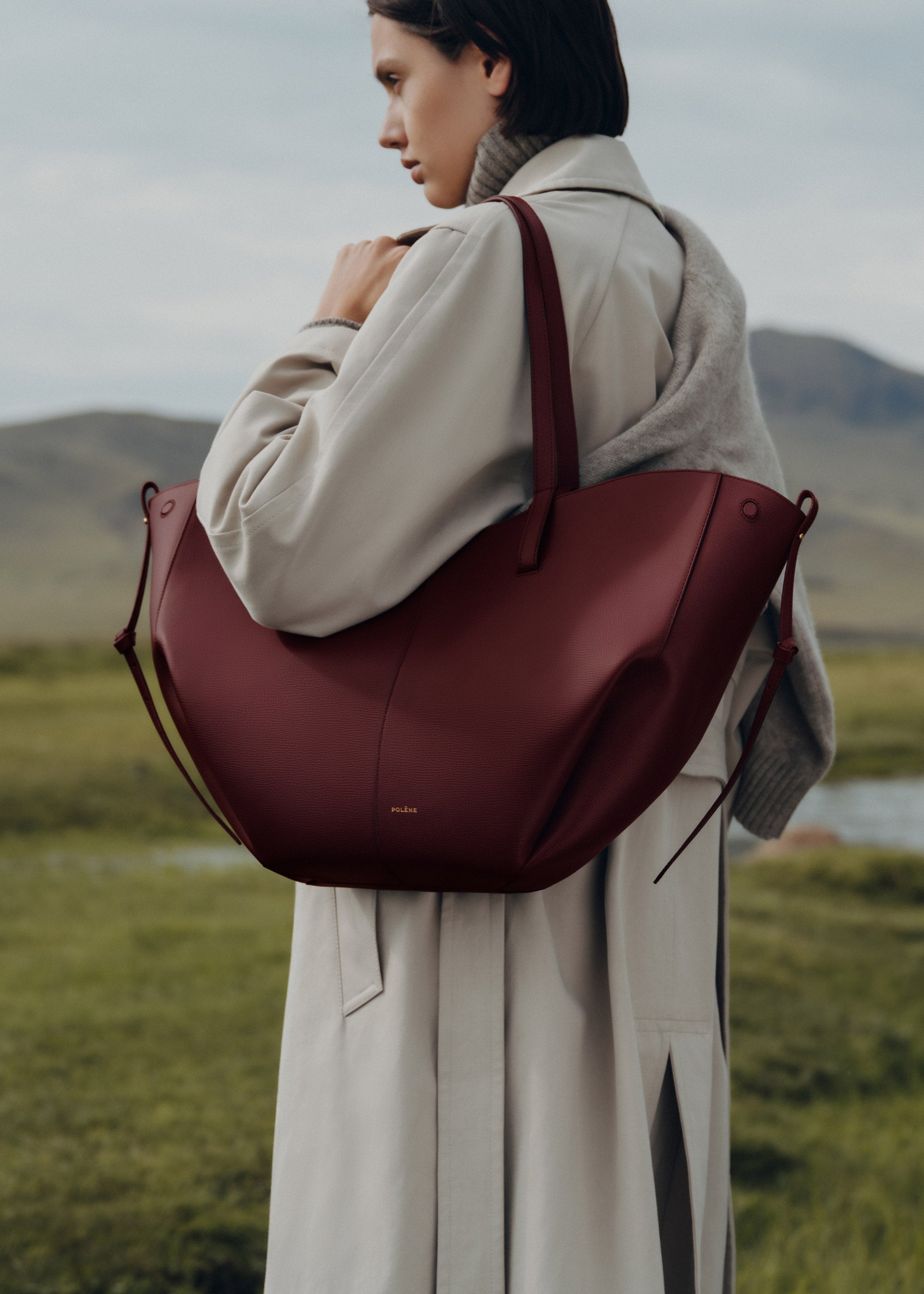 POLENE Cyme - Textured Black Cherry