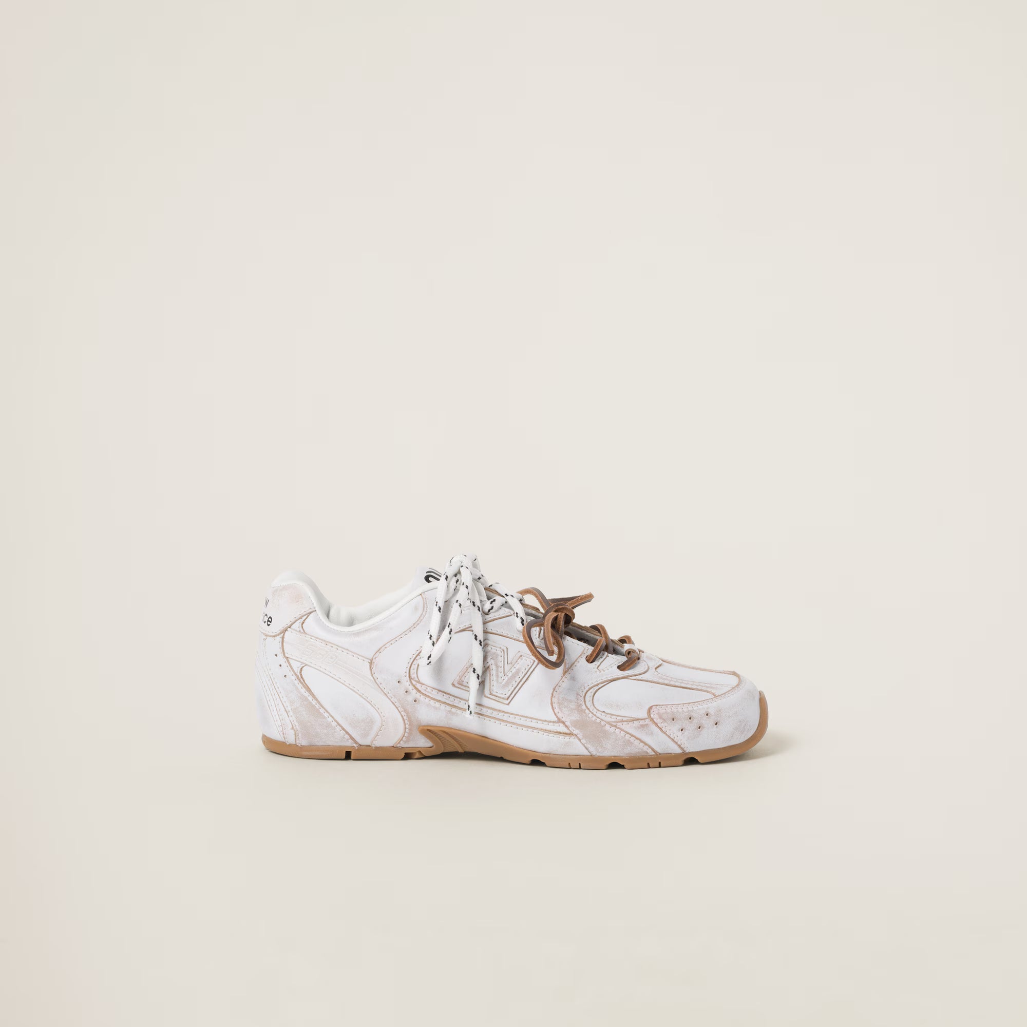 new balance x miu miu 530 sl leather sneakers