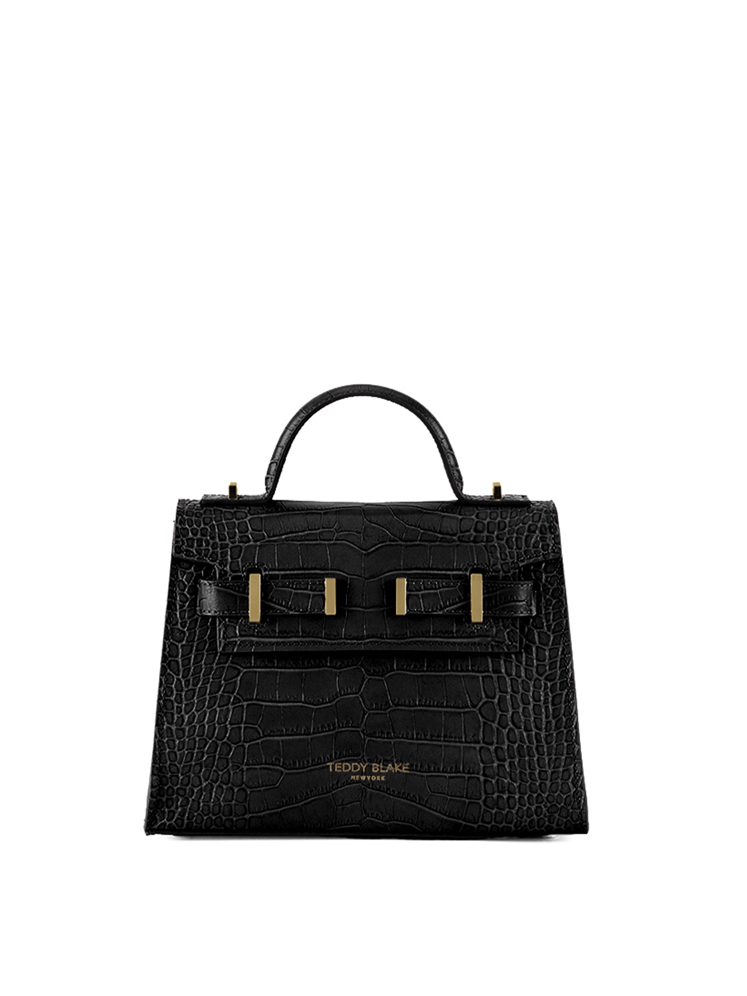 TEDDY BLAKE Ava Croco  9" - Black