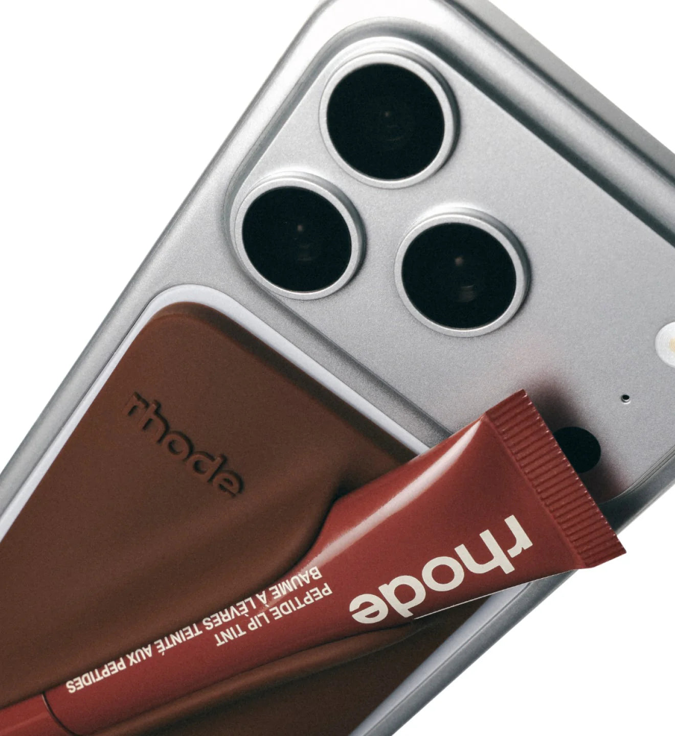 rhode snap-on lip case bronze
