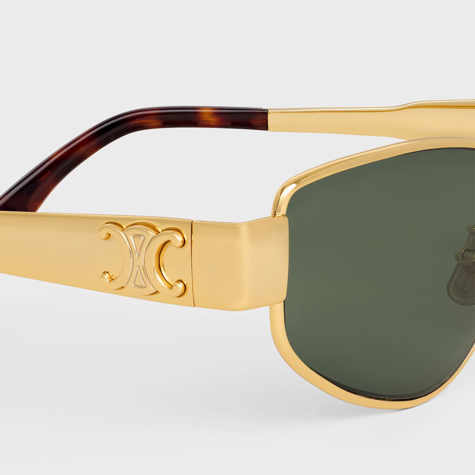 celine triomphe metal 04 sunglasses in metal