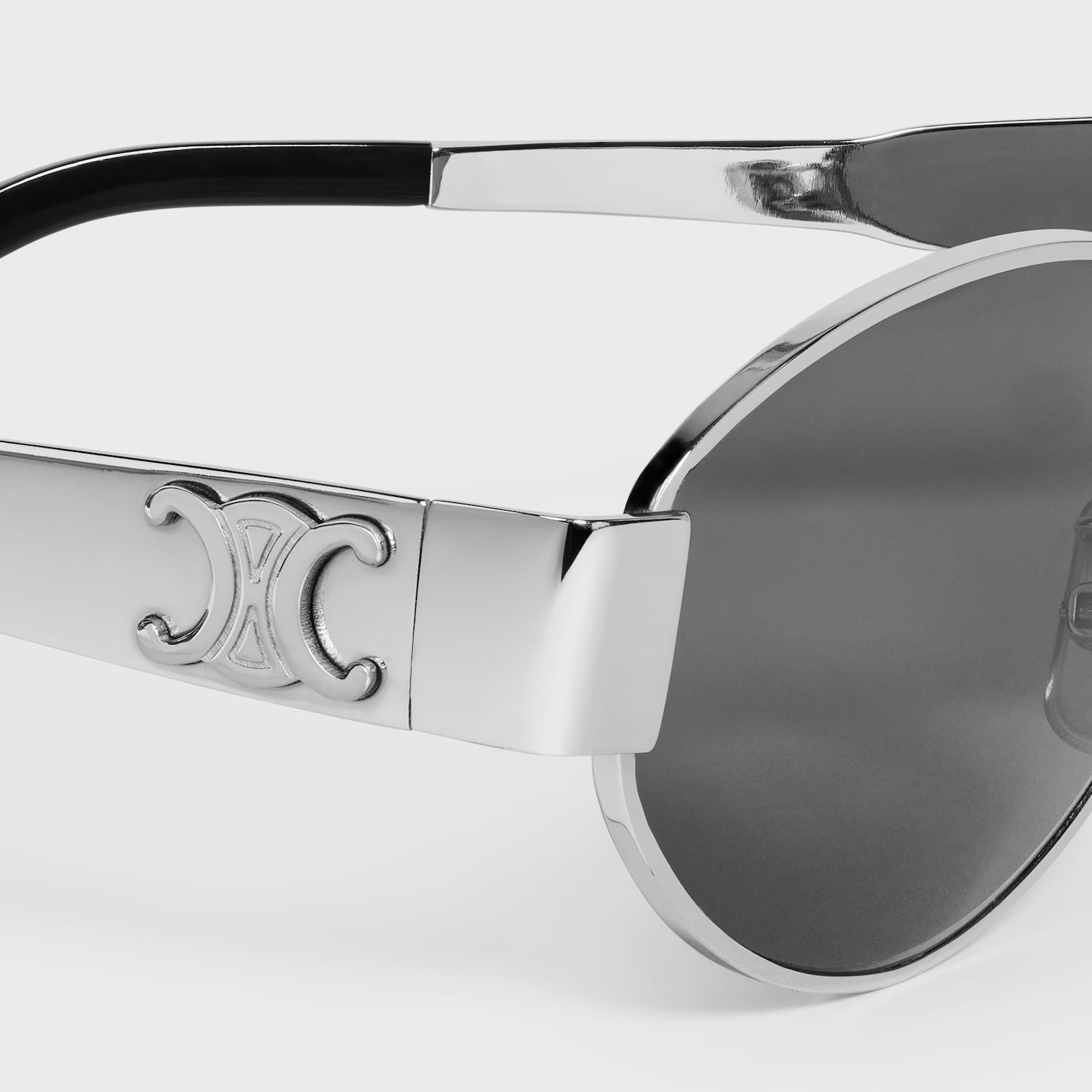 celine triomphe metal 01 sunglasses in metal