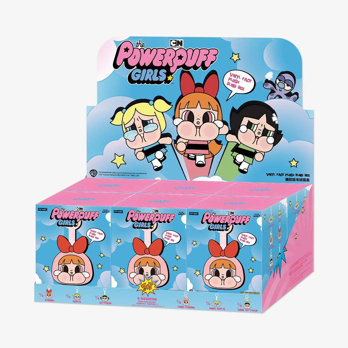 Crybaby PowerPuff Girls Seri-Vinyl Face Face Plush Box Blind