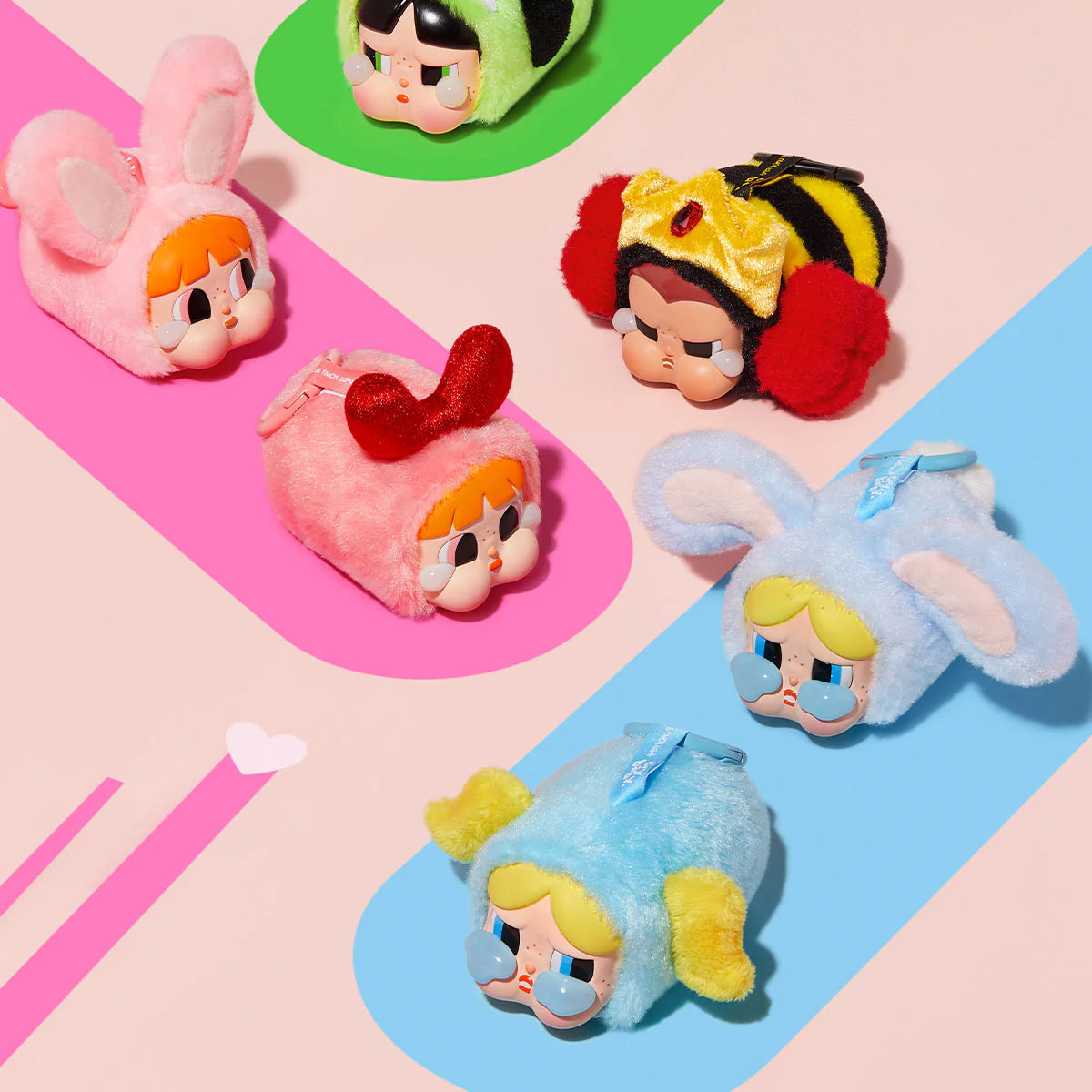 Crybaby PowerPuff Girls Seri-Vinyl Face Face Plush Box Blind