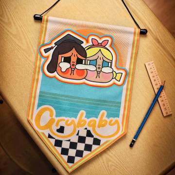 Crybaby Sunset Concert Series-Badge vlajka