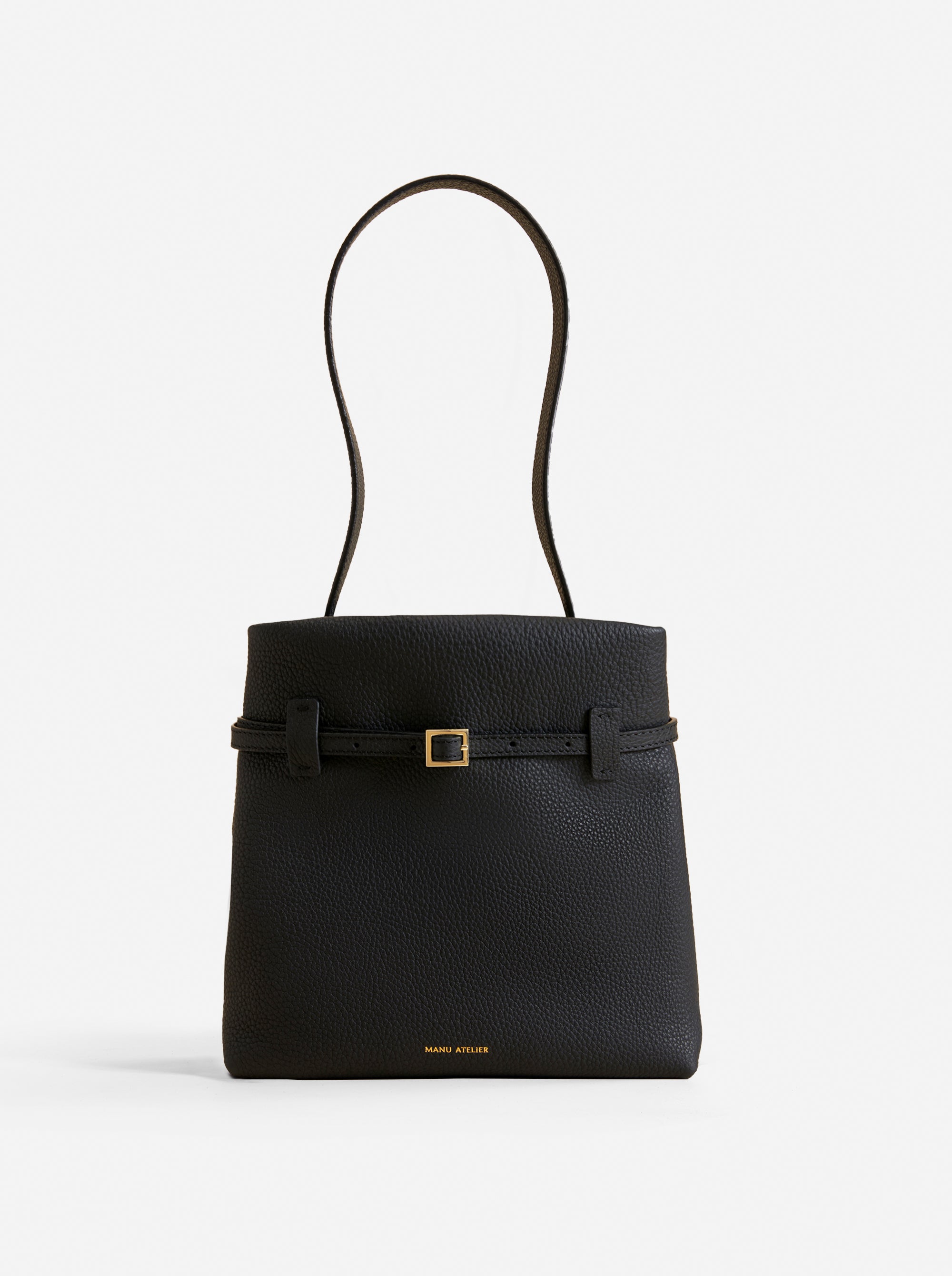 Manu Atelier Mini Tote du Jour Black