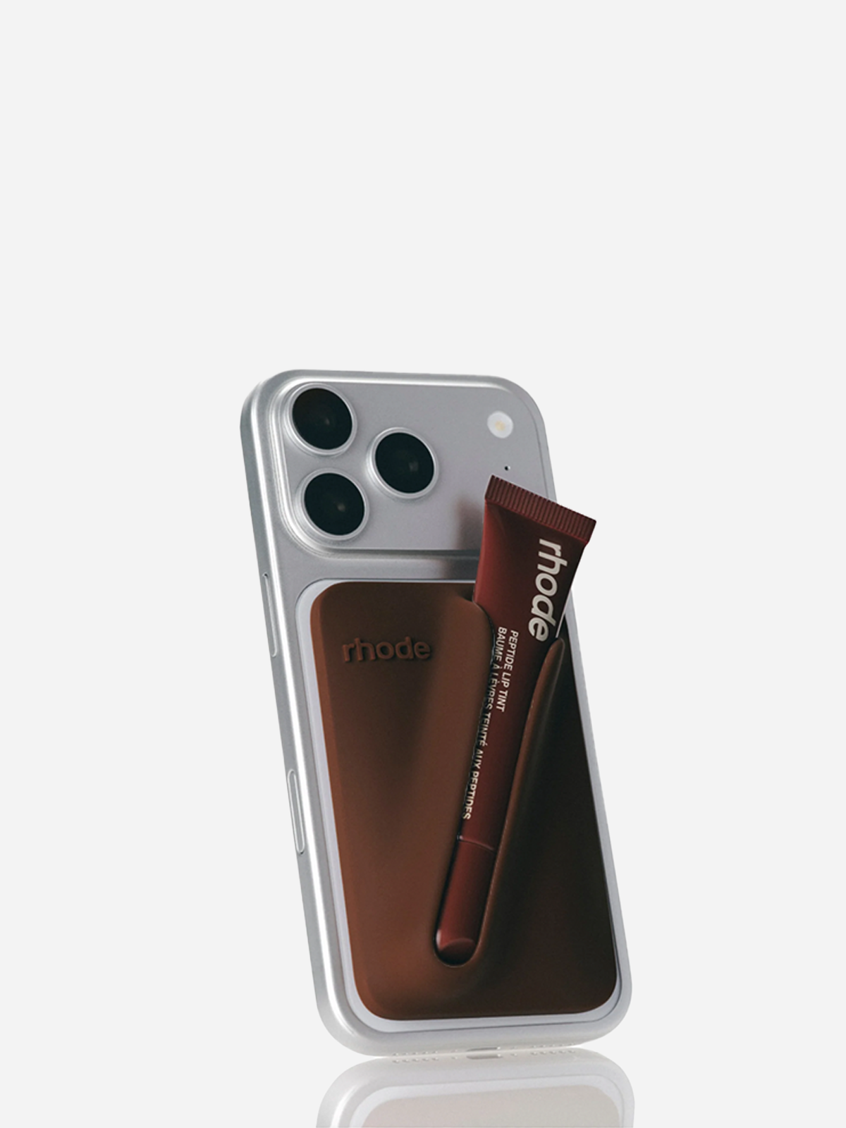 rhode snap-on lip case bronze