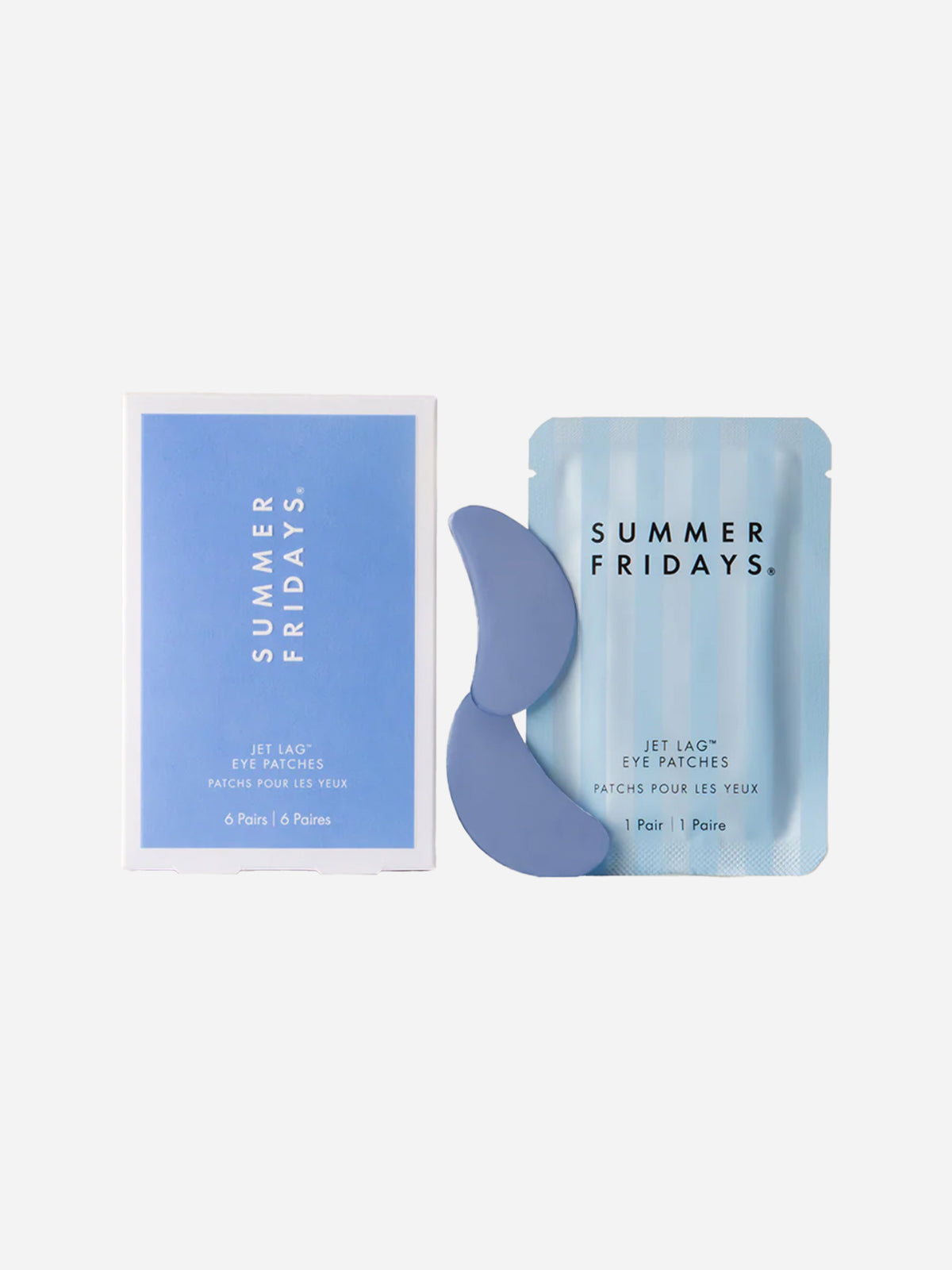 summer fridays jet lag™ eye patches - 6 pairs