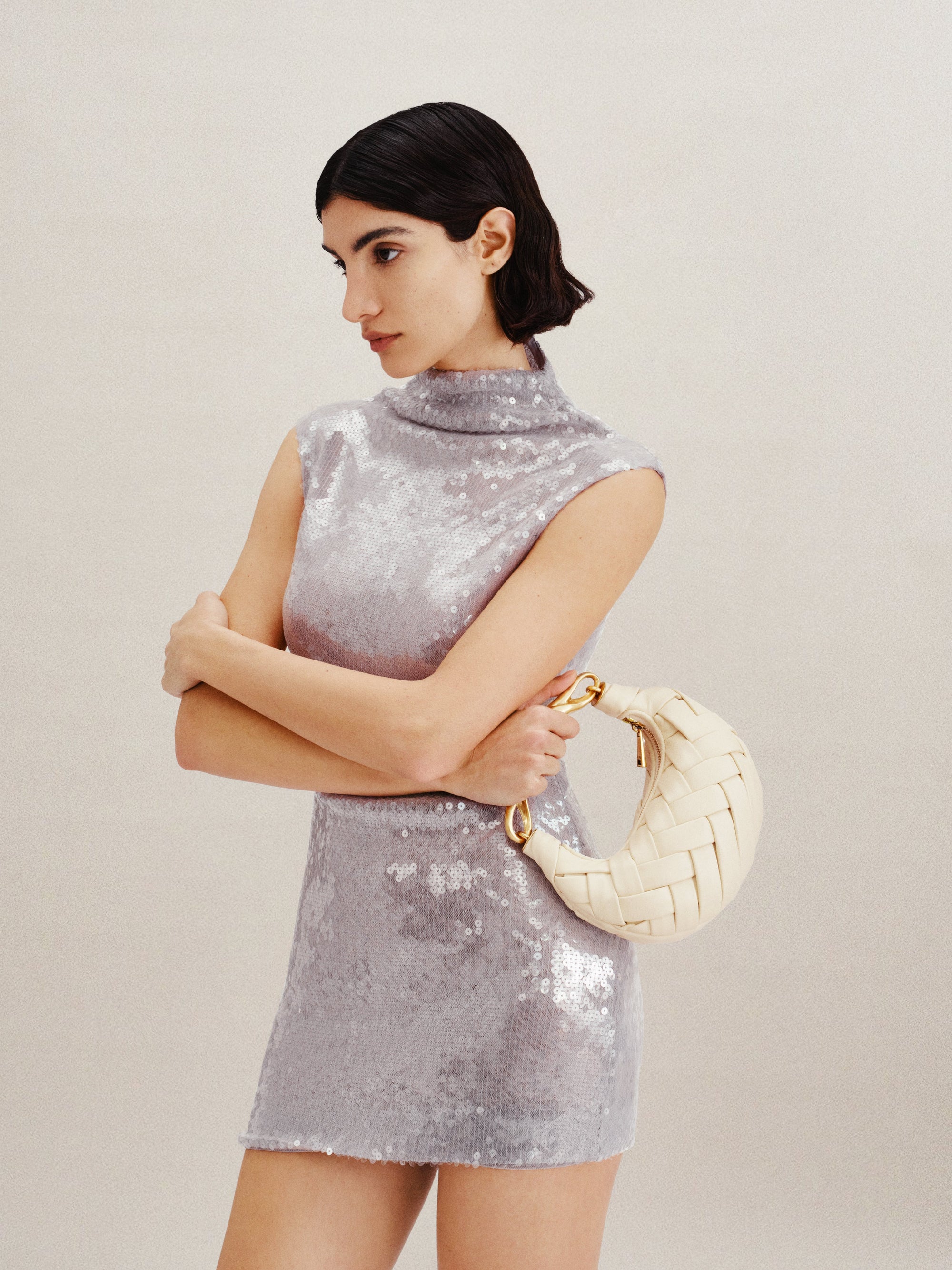 JW PEI Orla Weave Handbag - White