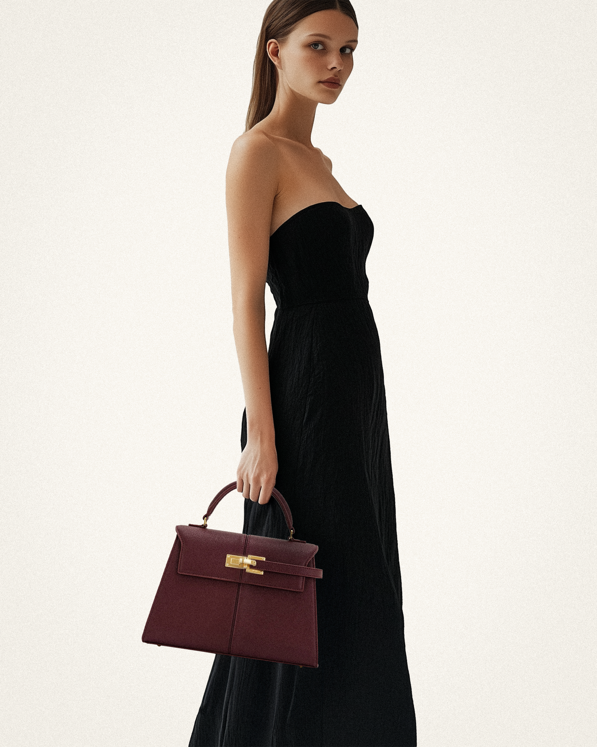 JW PEI Elise Large Top Handle Bag - Claret