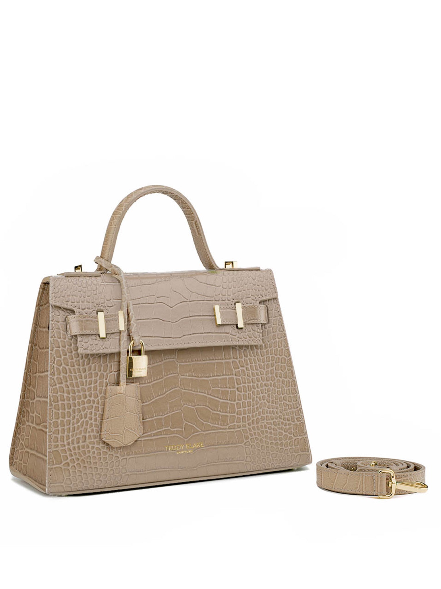 TEDDY BLAKE Ava Croco  11" - Light Beige