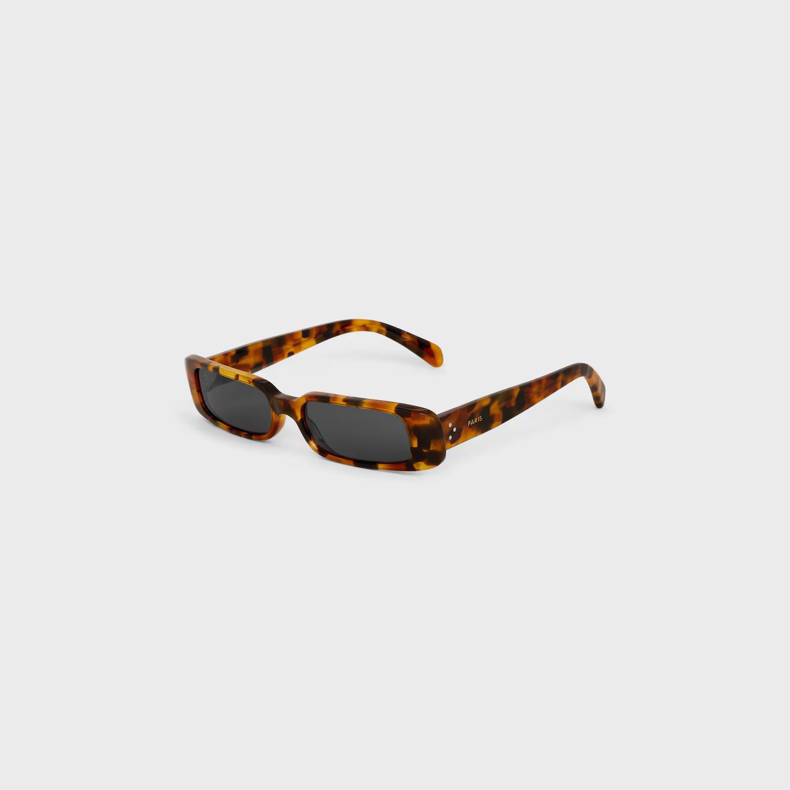celine rectangular s343 sunglasses in acetate