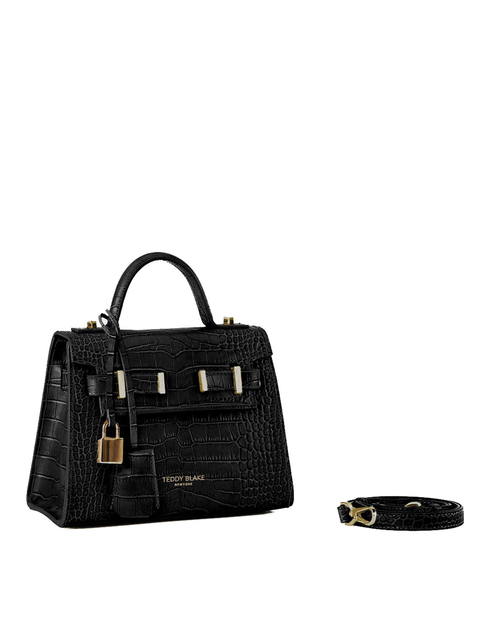 TEDDY BLAKE Ava Croco  9" - Black