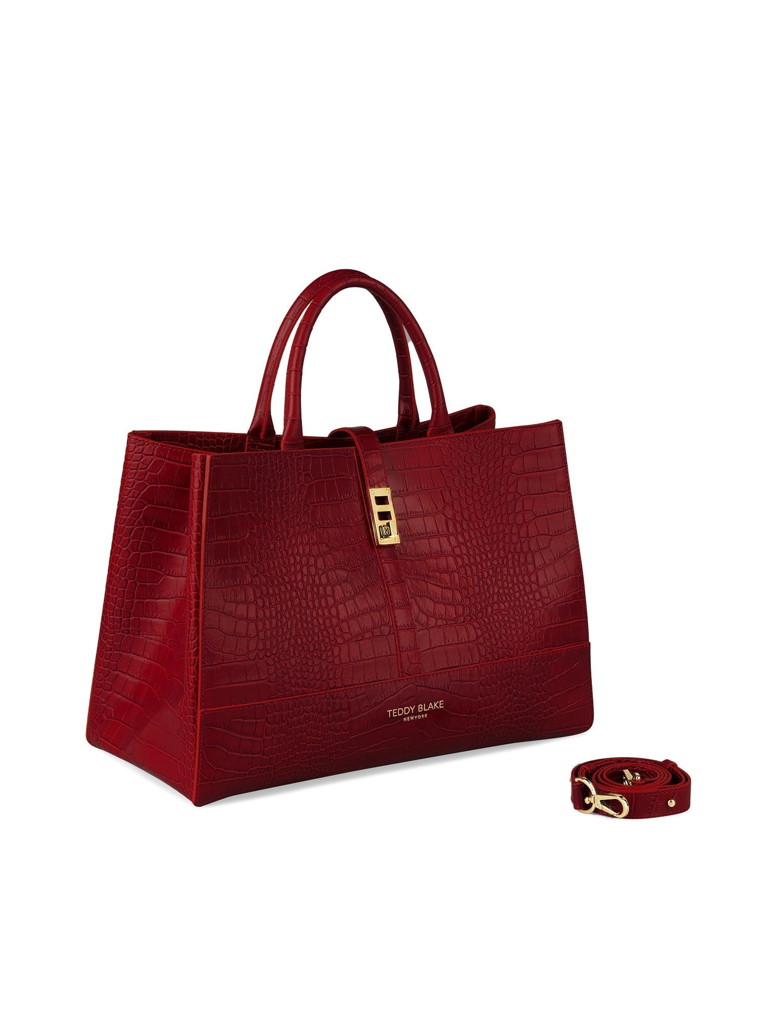 TEDDY BLAKE Lola Croco 15" - Dark Red
