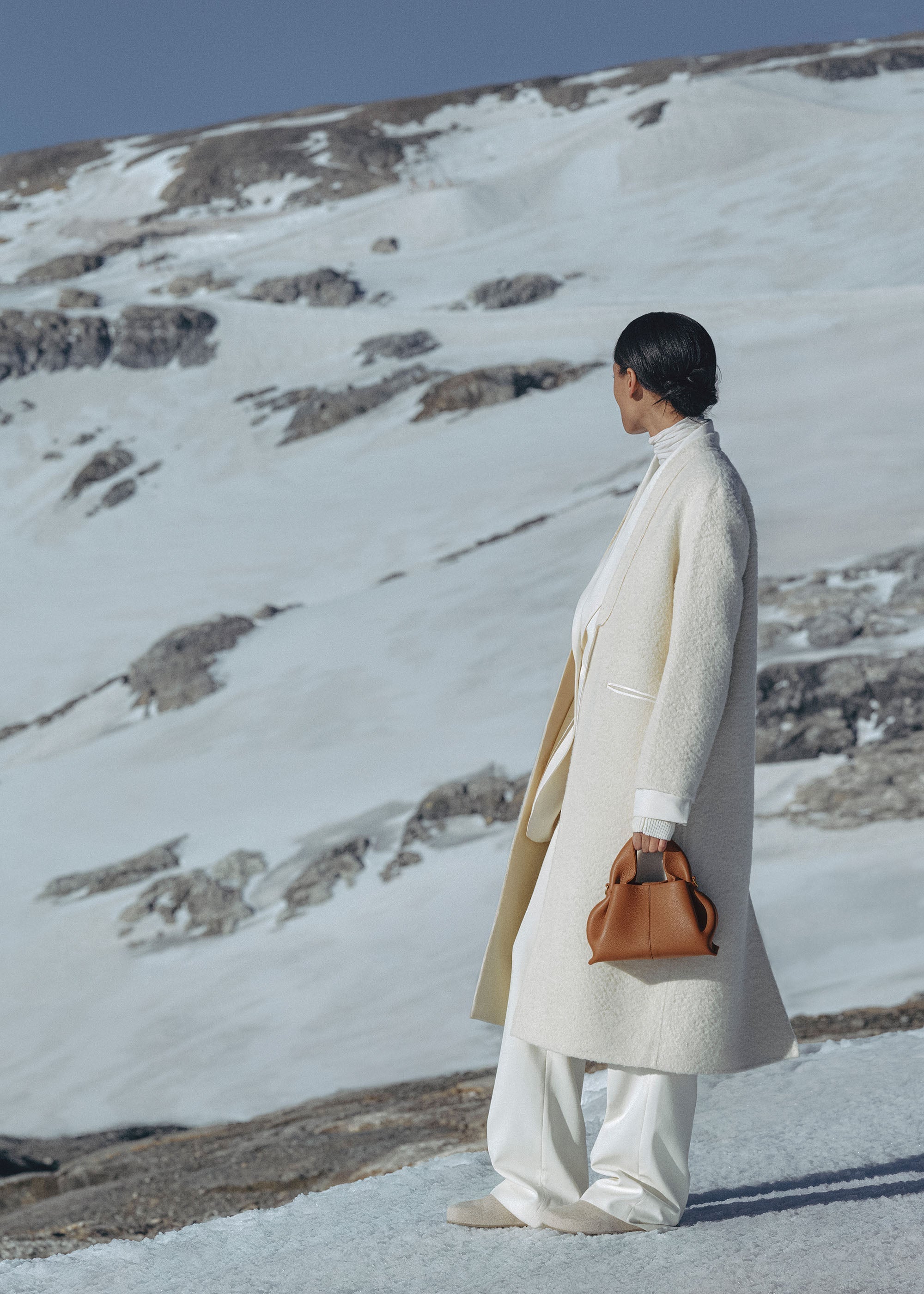 POLENE Numéro Neuf Mini - Textured Camel