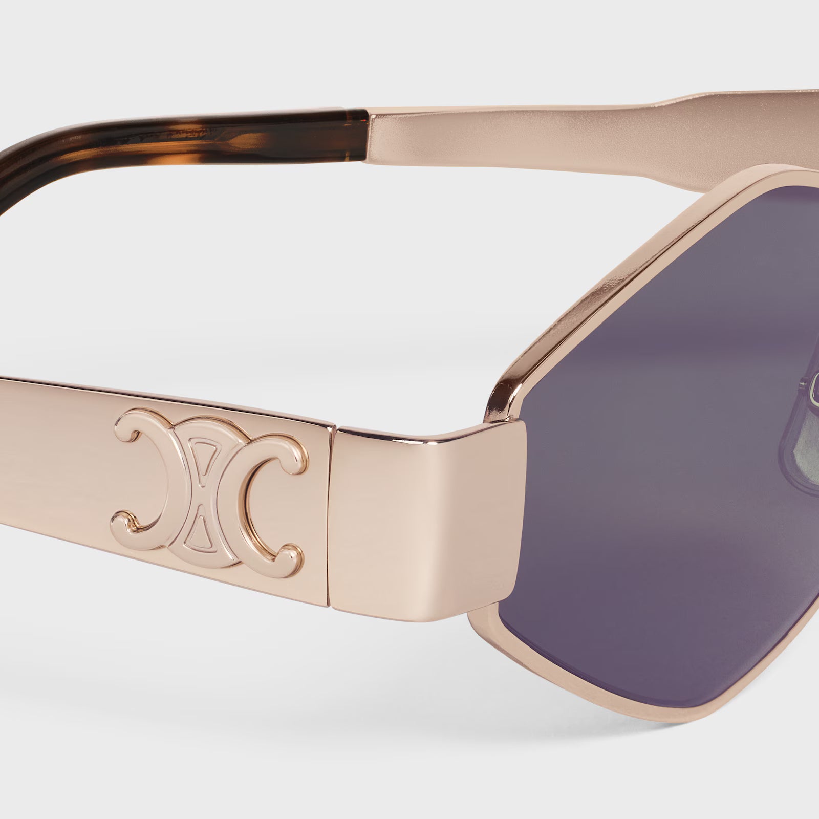 celine triomphe metal 02 sunglasses in metal