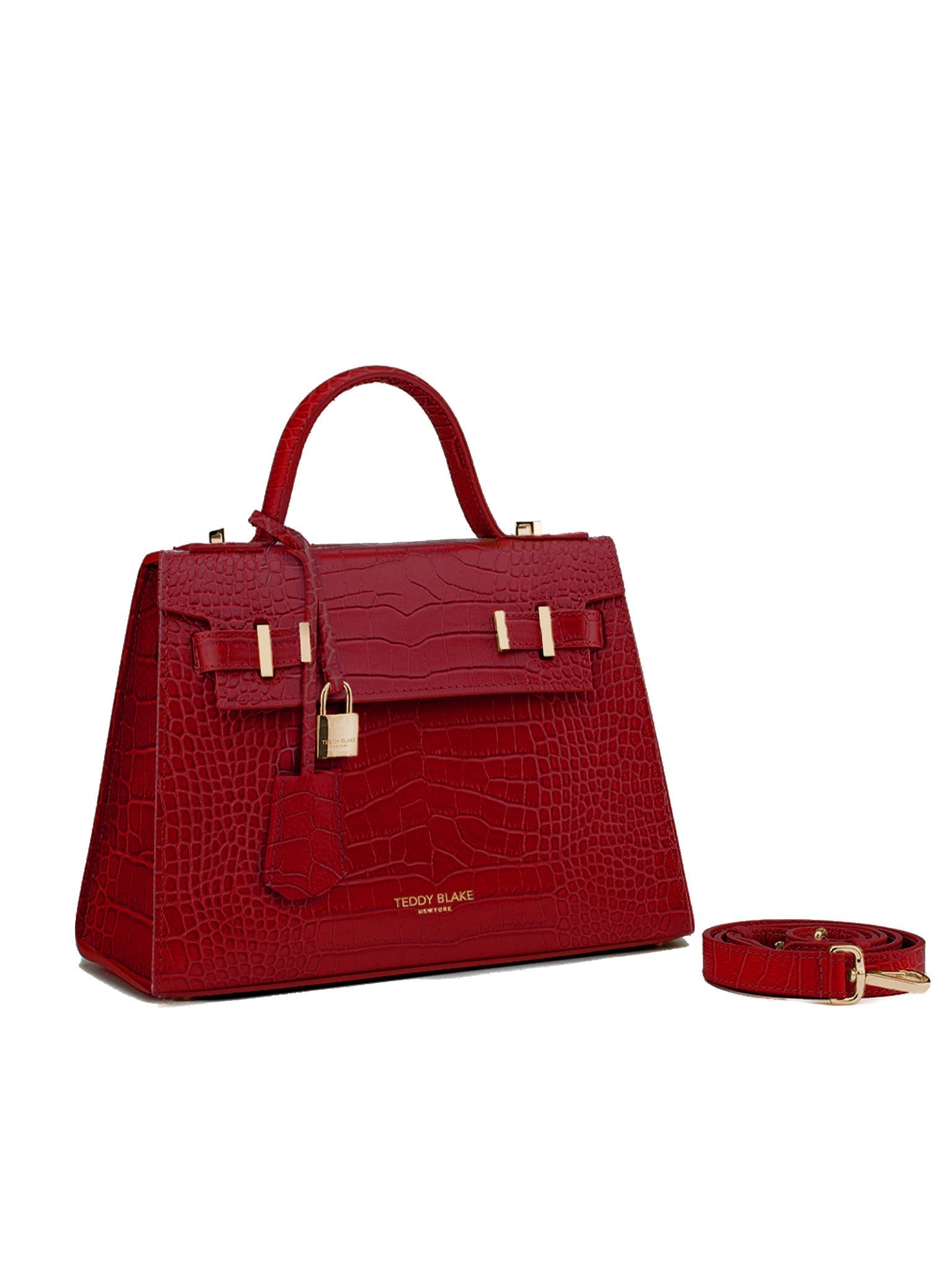 TEDDY BLAKE Ava Croco  11" - Dark Red
