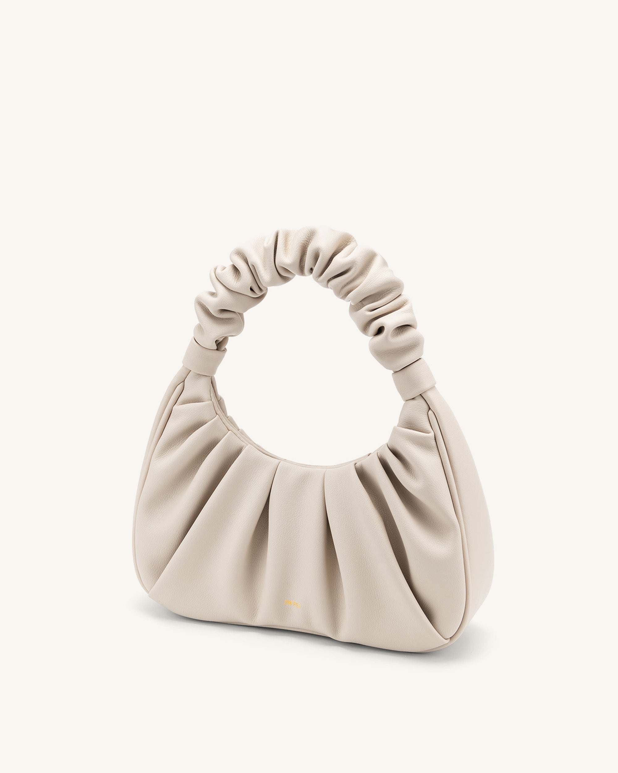 JW PEI Gabbi Ruched Hobo Handbag - Ivory