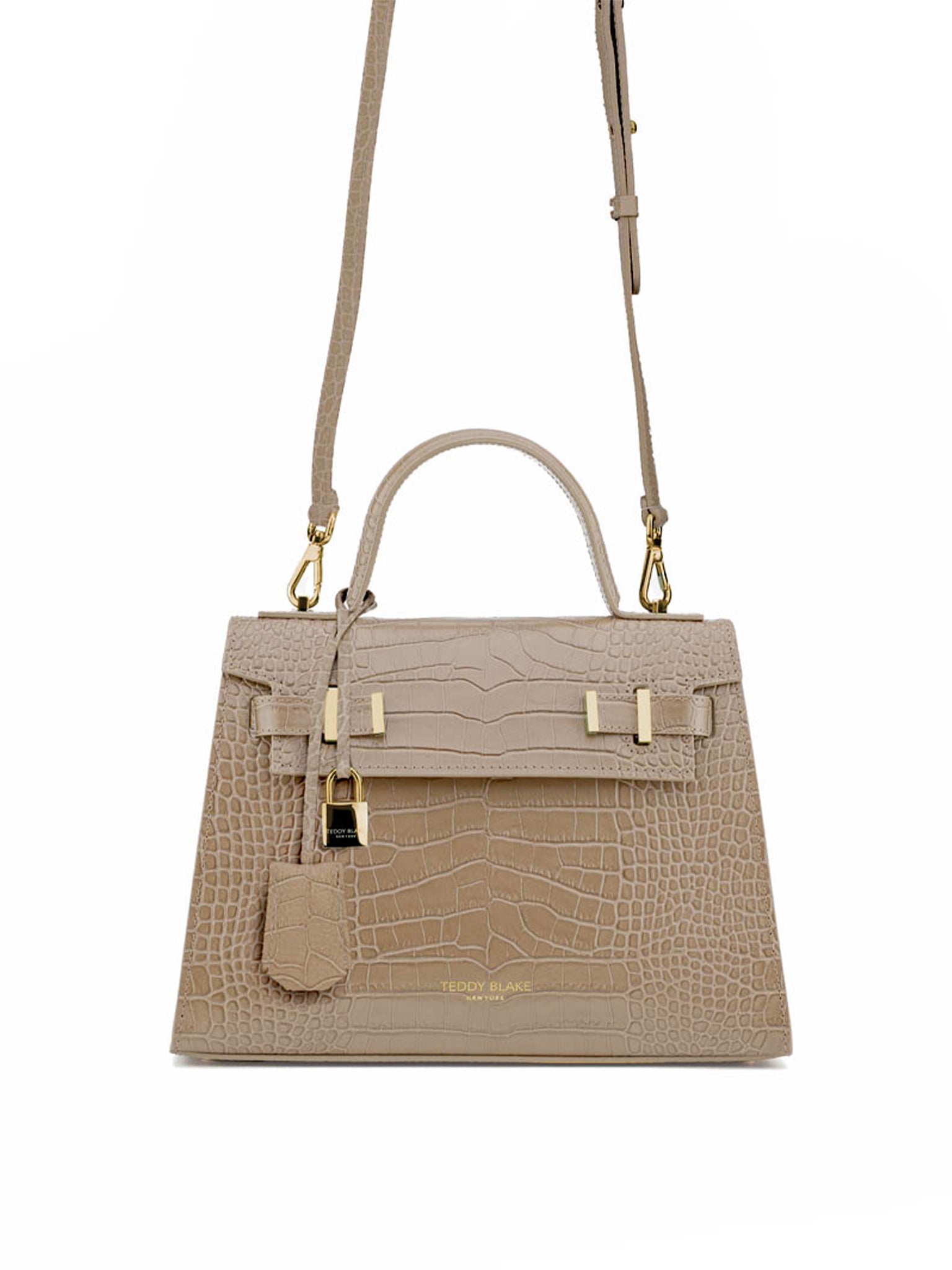 TEDDY BLAKE Ava Croco  11" - Light Beige