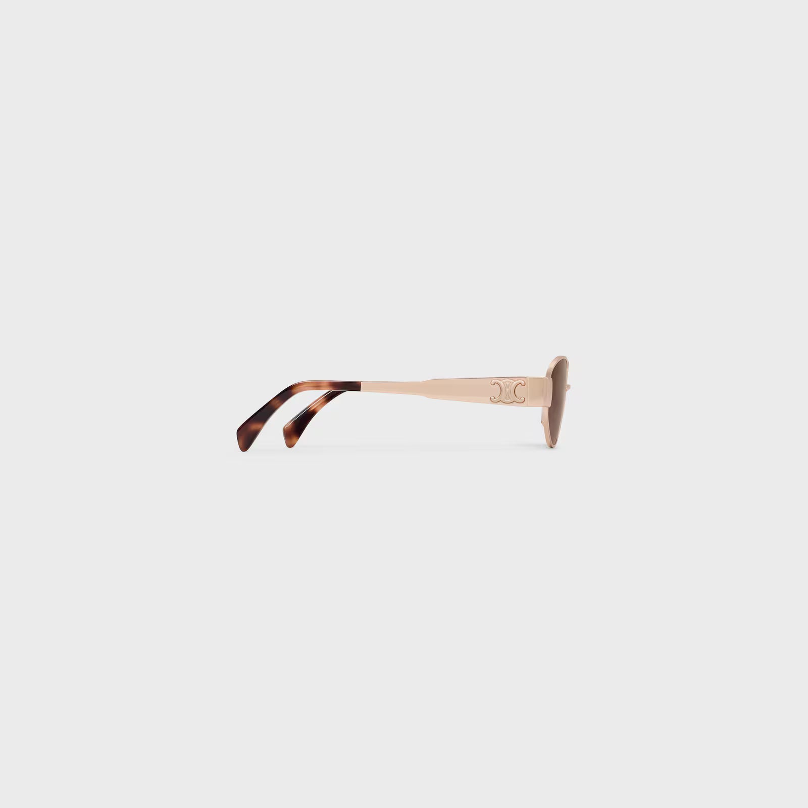 celine triomphe metal 01 sunglasses in metal