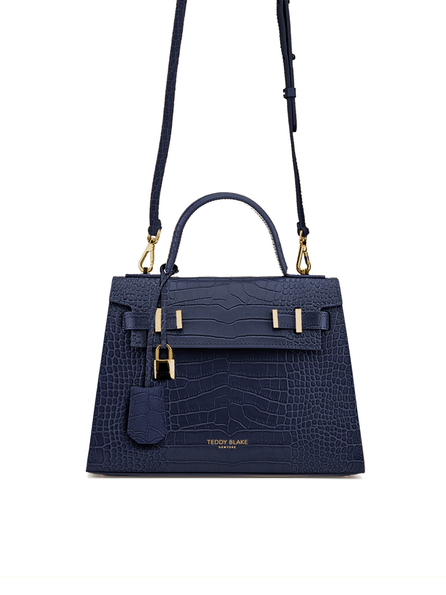 TEDDY BLAKE Ava Croco  11" - Blue Jeans