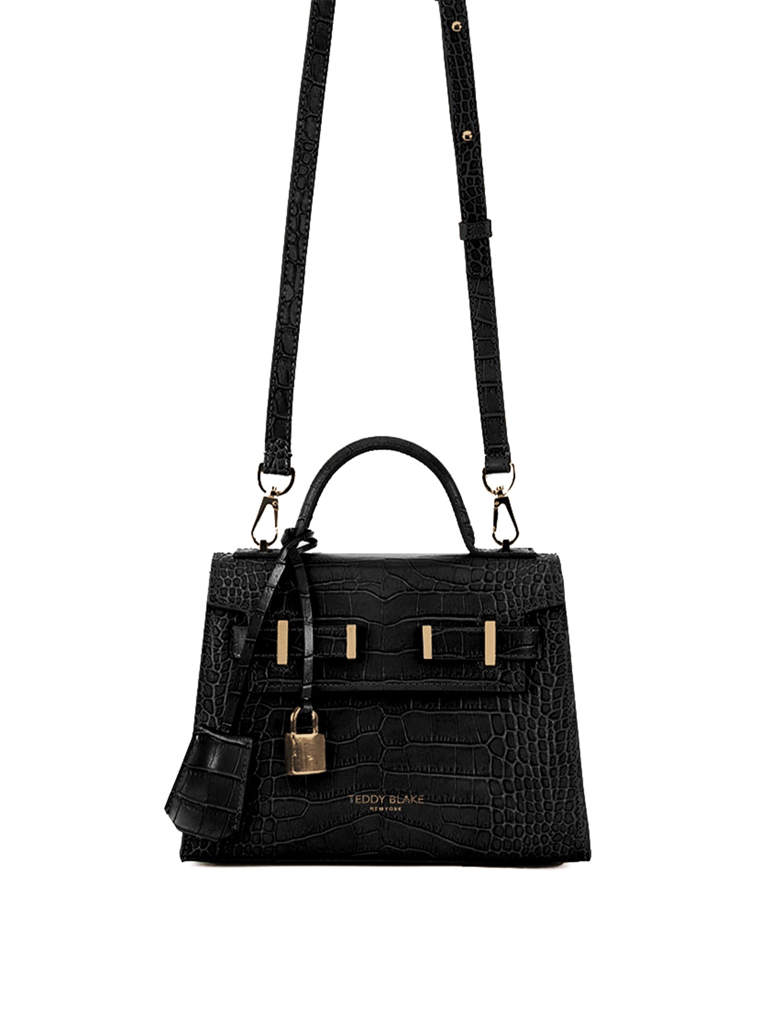 TEDDY BLAKE Ava Croco  9" - Black