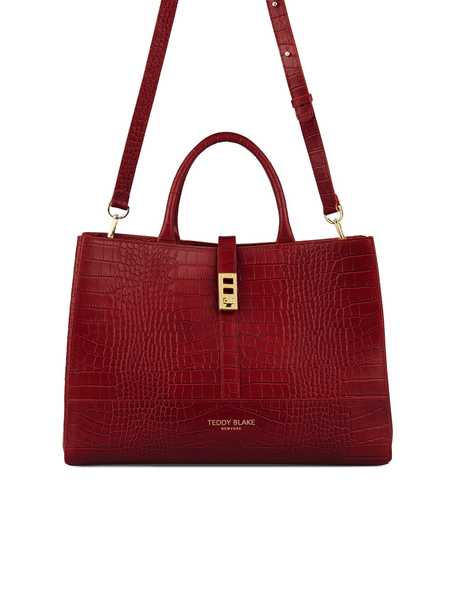 TEDDY BLAKE Lola Croco 15" - Dark Red
