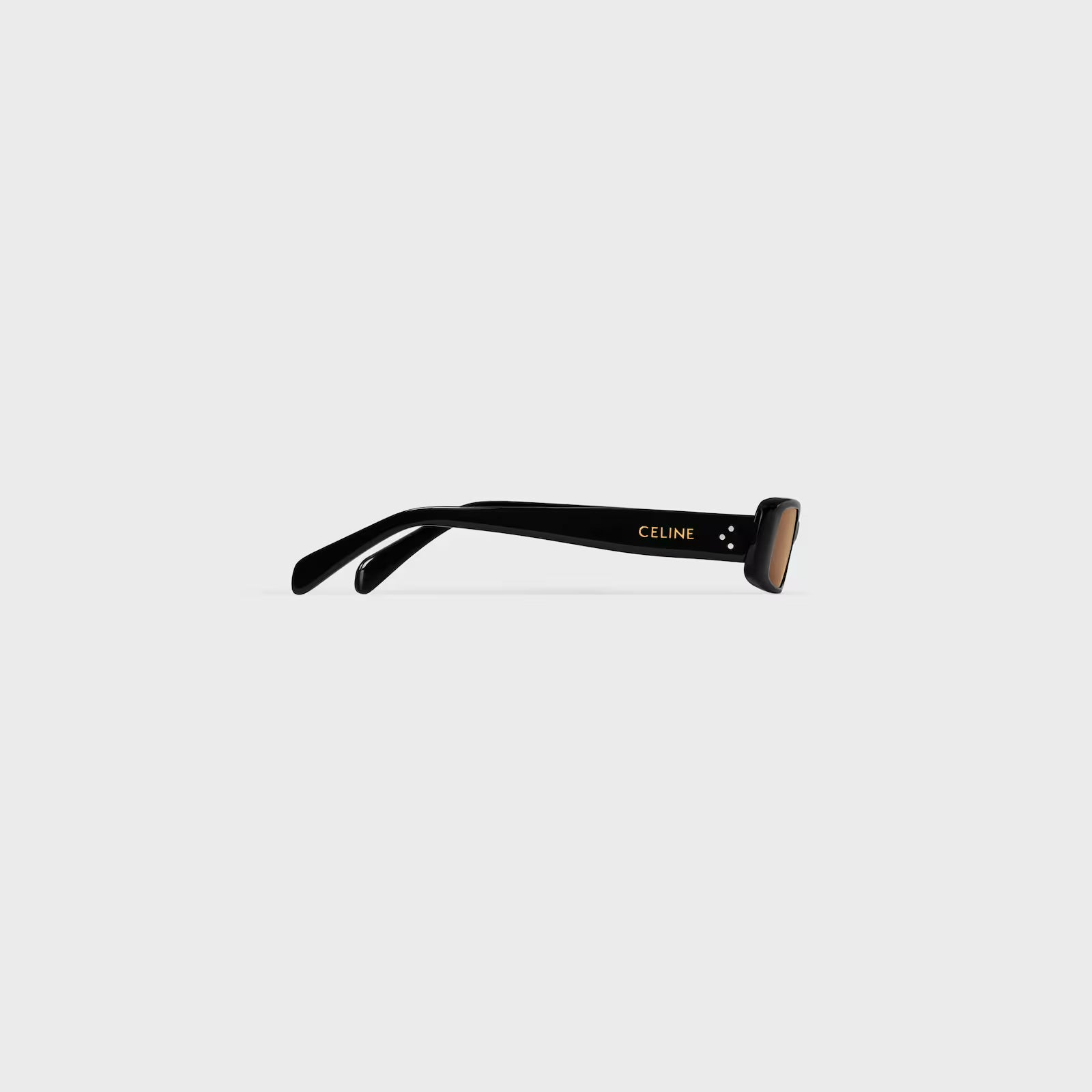 celine rectangular s343 sunglasses in acetate