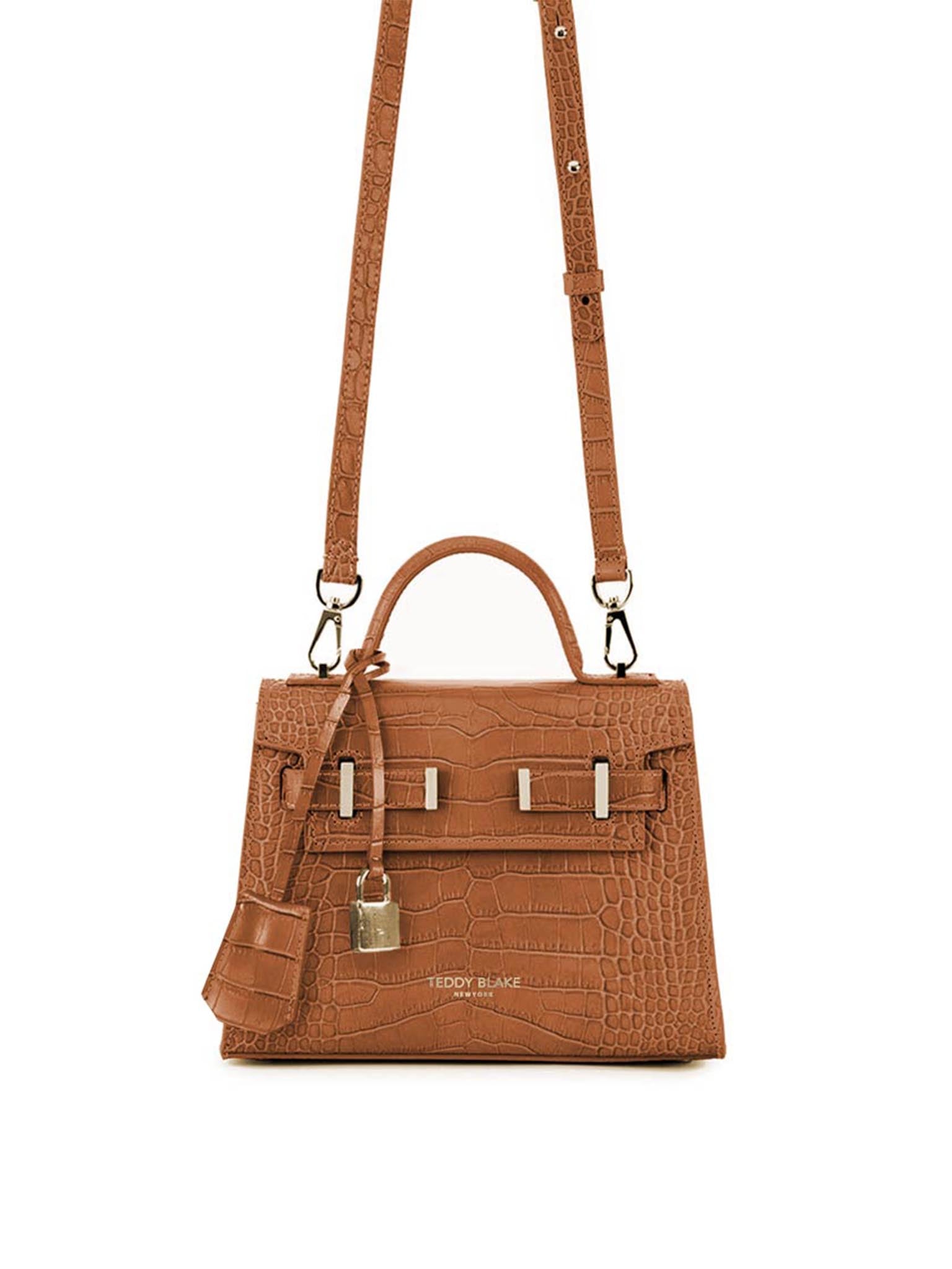 TEDDY BLAKE Ava Croco  9" - Camel Brown