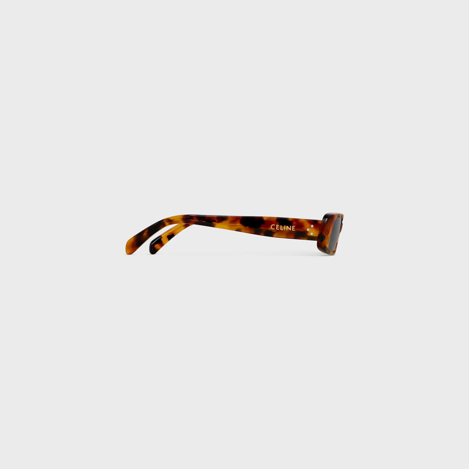 celine rectangular s343 sunglasses in acetate