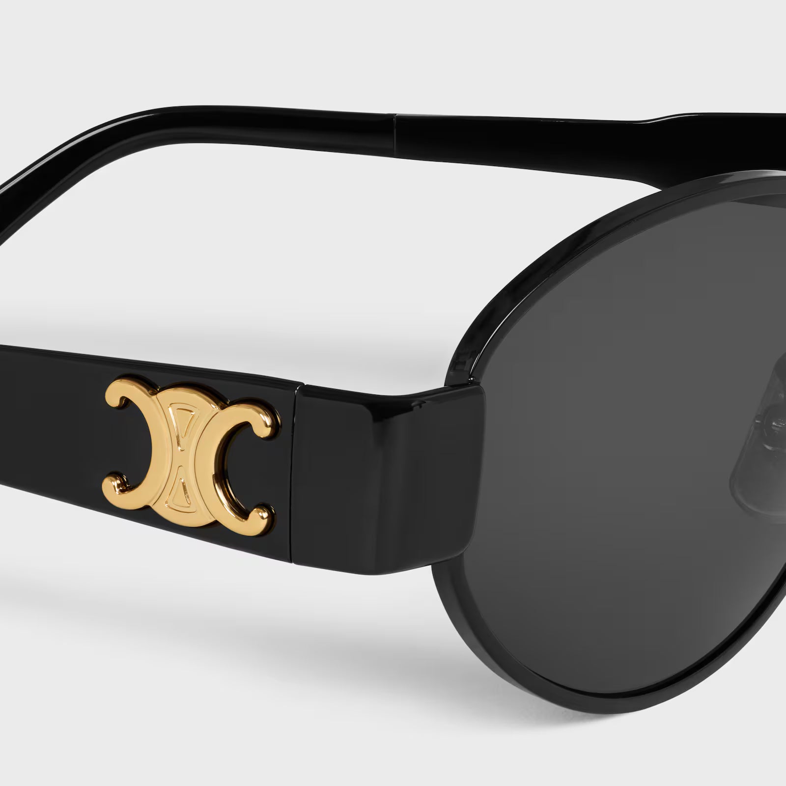 celine triomphe metal 01 sunglasses in metal