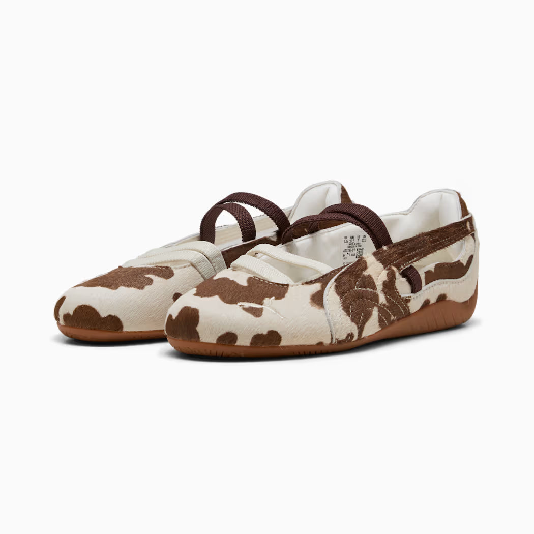puma speedcat ballet cow print sneakers women