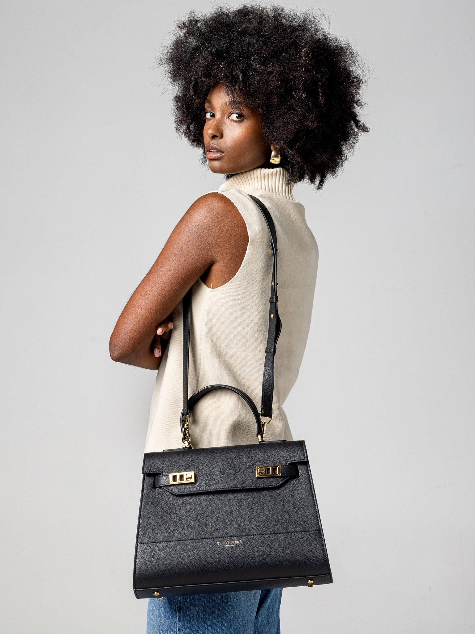 TEDDY BLAKE Kim Stampato 14" - Black