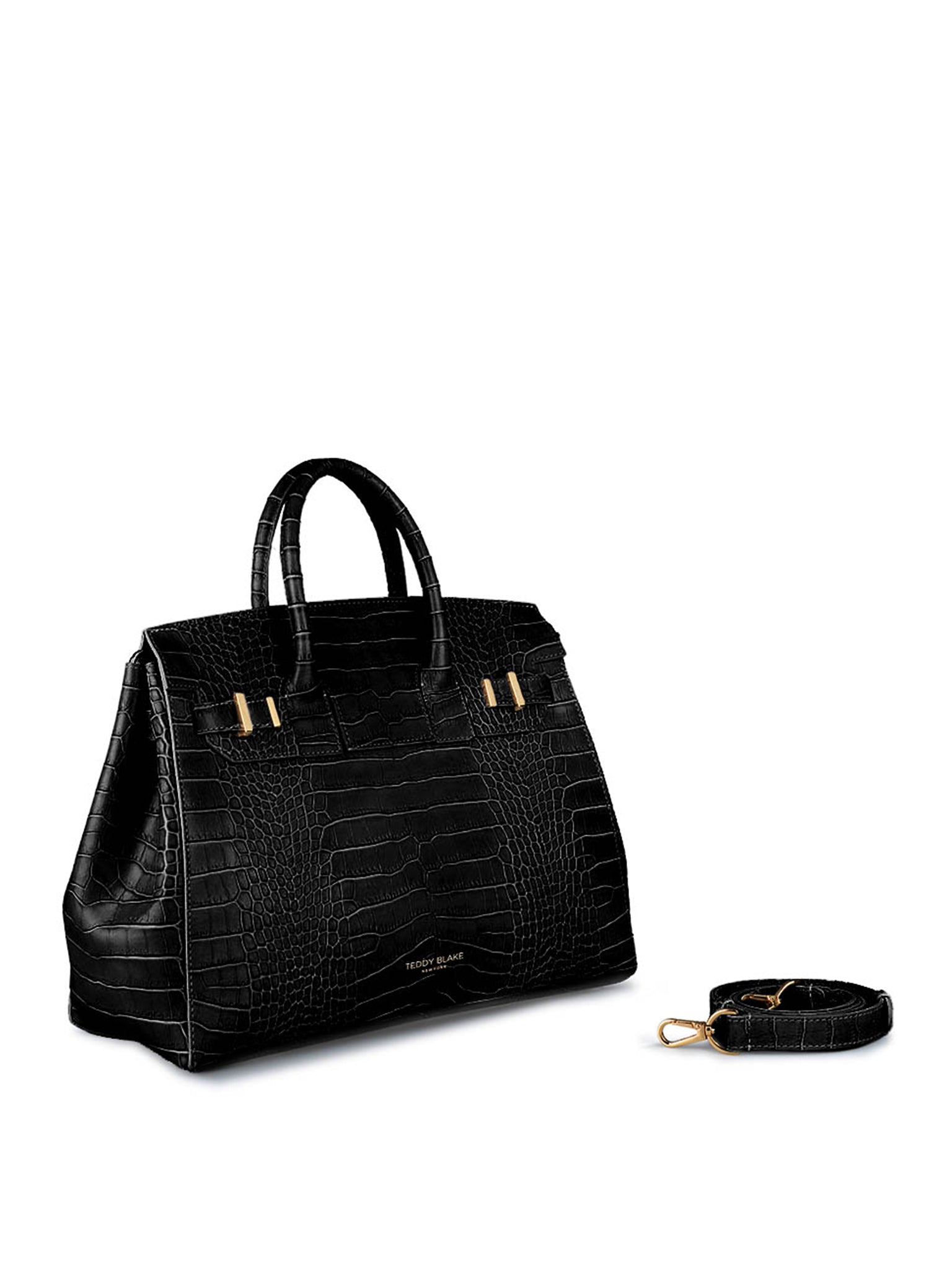 TEDDY BLAKE Gigi Croco  13" - Black