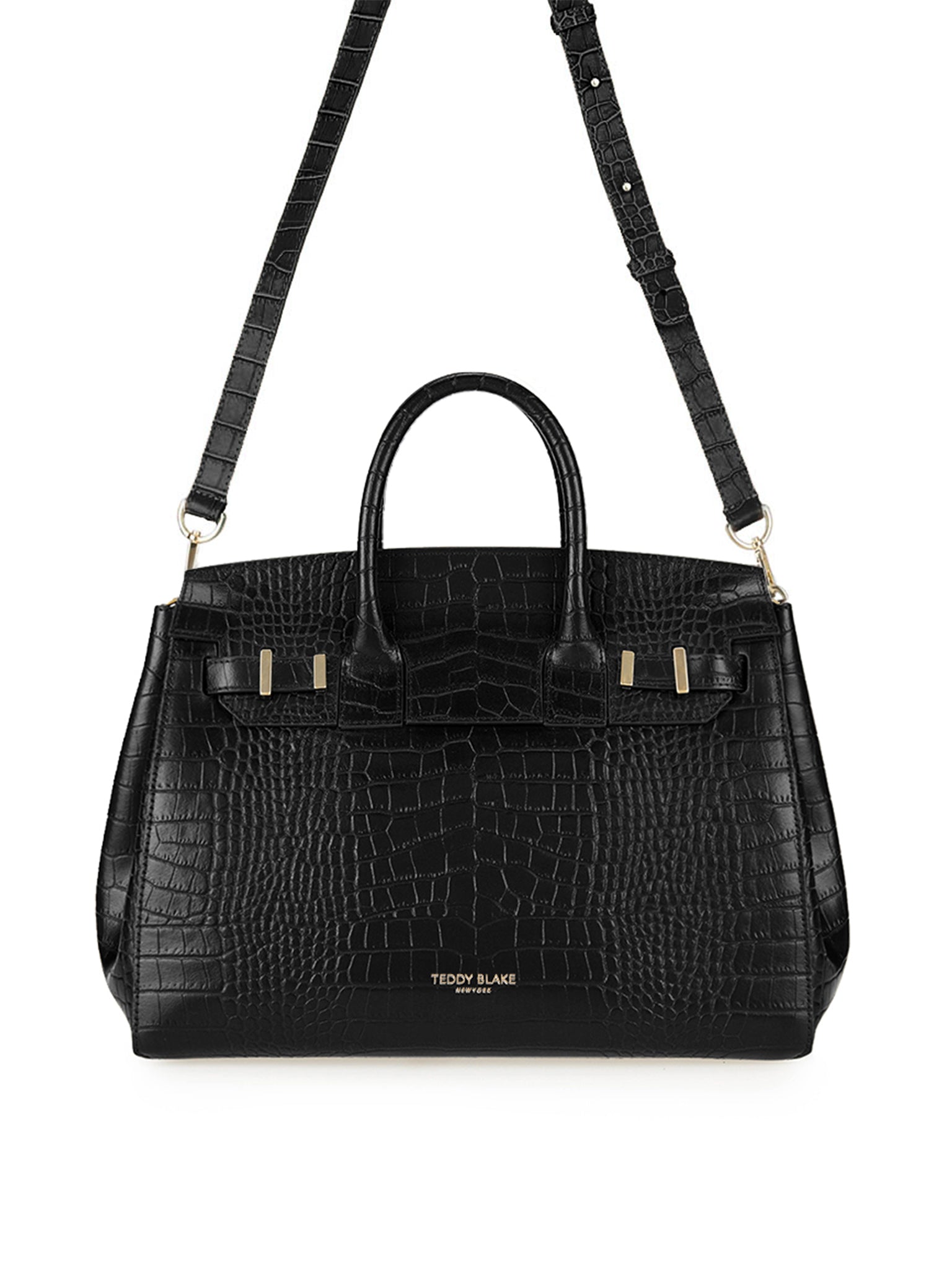 TEDDY BLAKE Gigi Croco  13" - Black