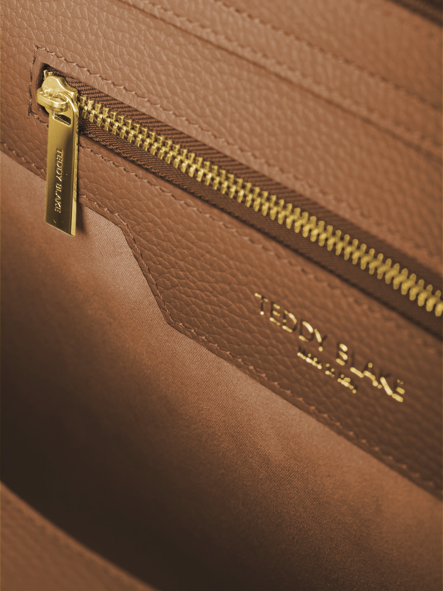 TEDDY BLAKE Claire Stampato 14" - Camel