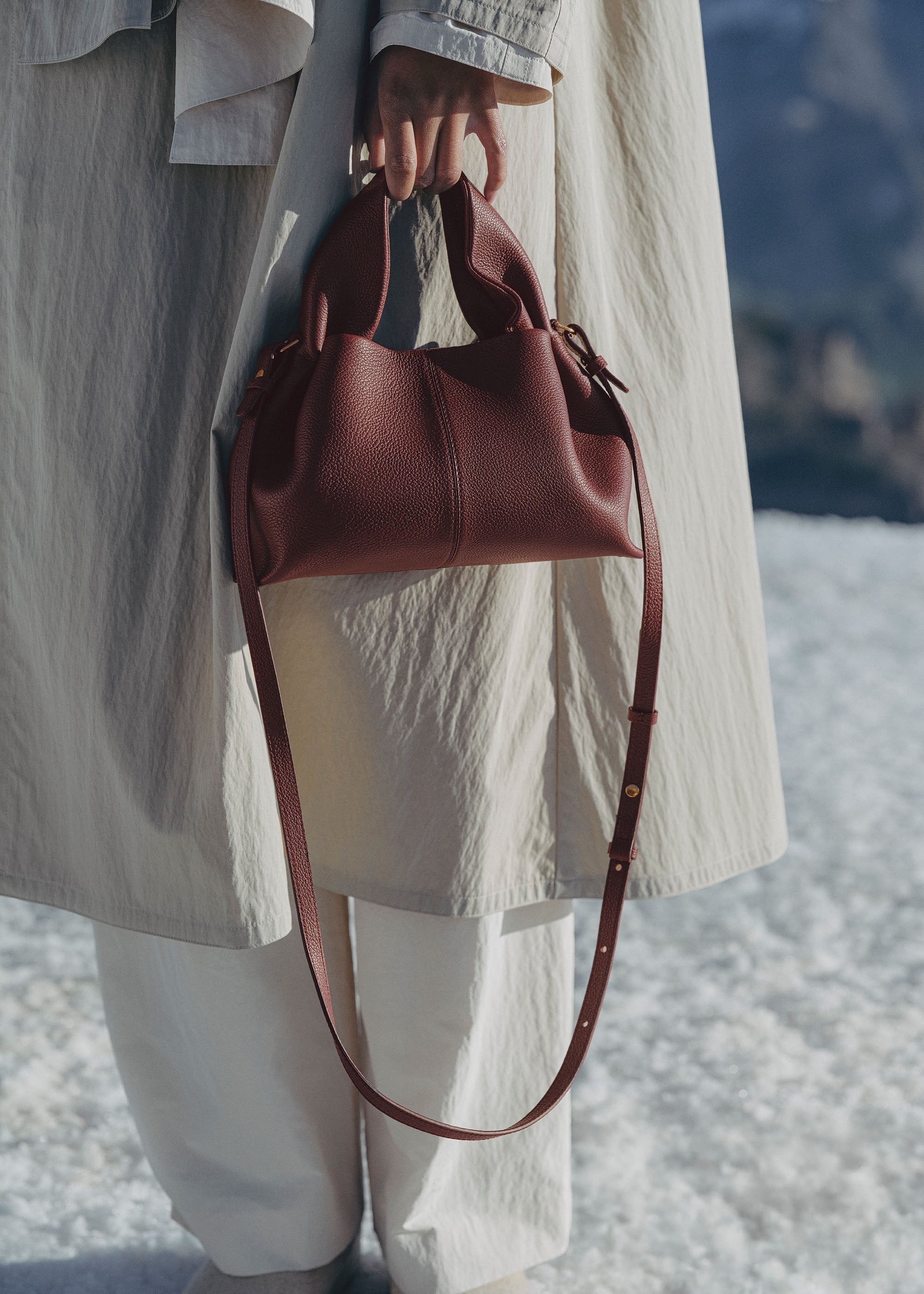 POLENE Numéro Neuf Mini - Textured Black Cherry