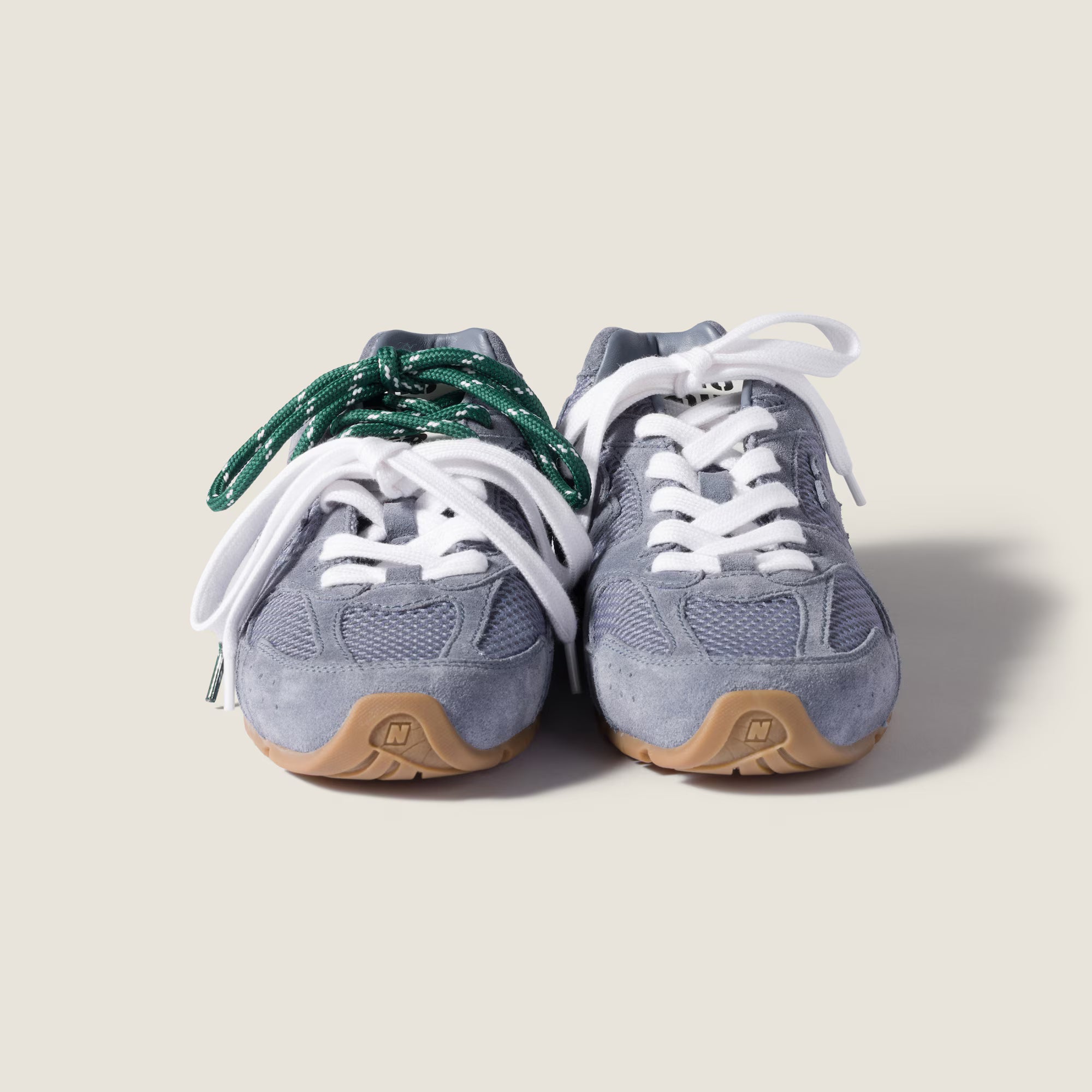 new balance x miu miu 530 sl suede and mesh sneakers