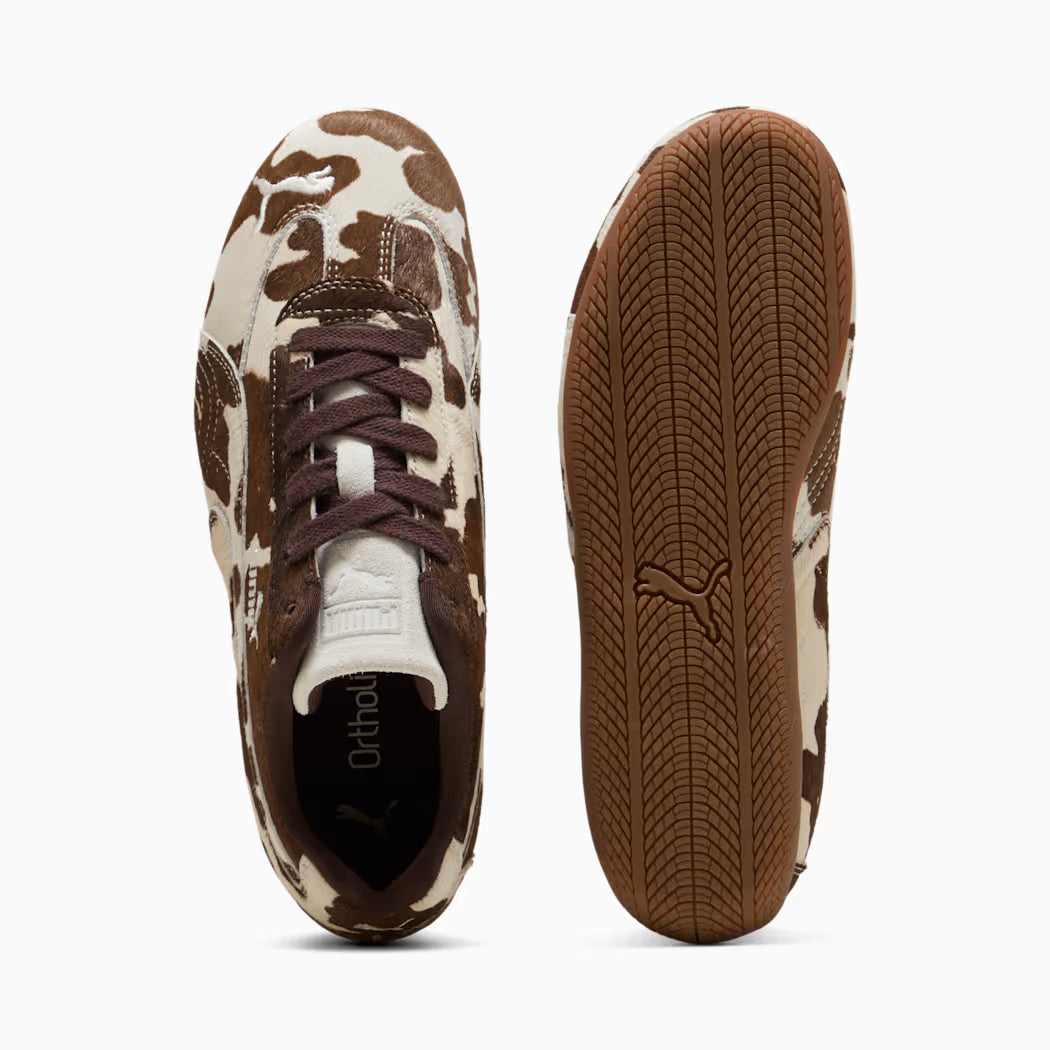 puma speedcat cow print sneakers women