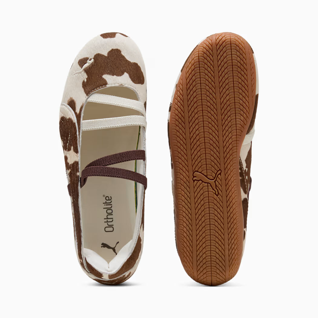 puma speedcat ballet cow print sneakers women