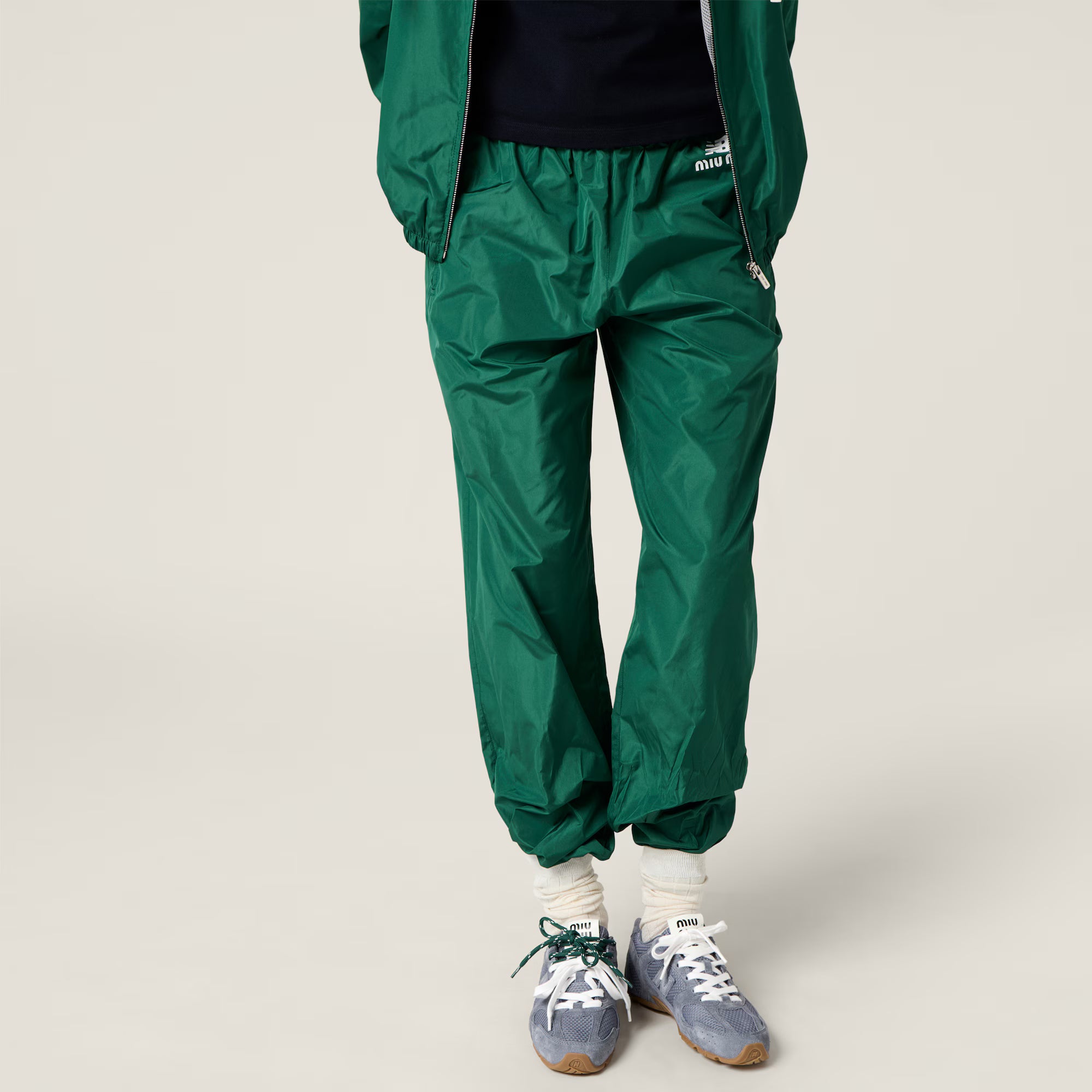 new balance x miu miu 530 sl suede and mesh sneakers