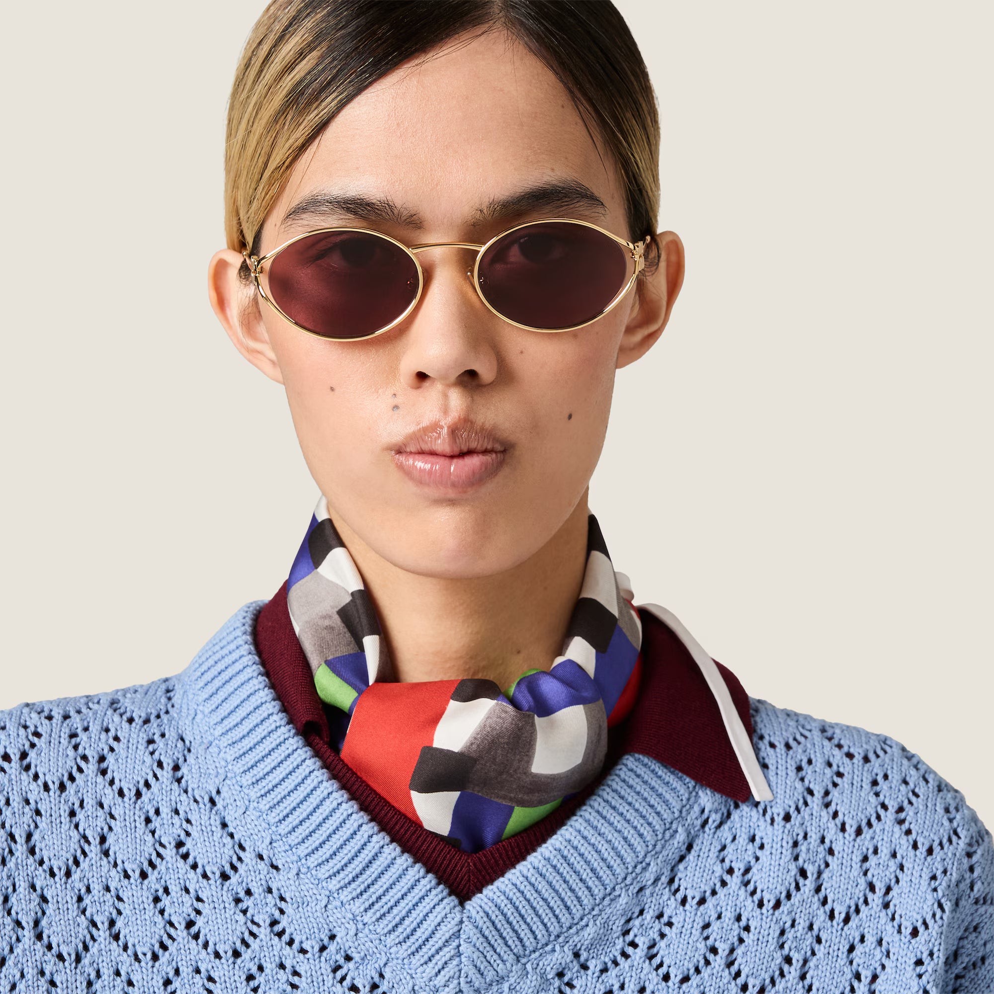 miu miu logo sunglasses