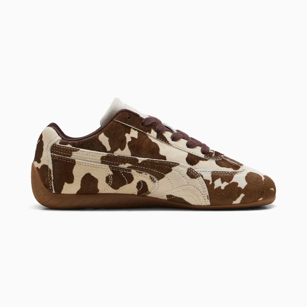 puma speedcat cow print sneakers women