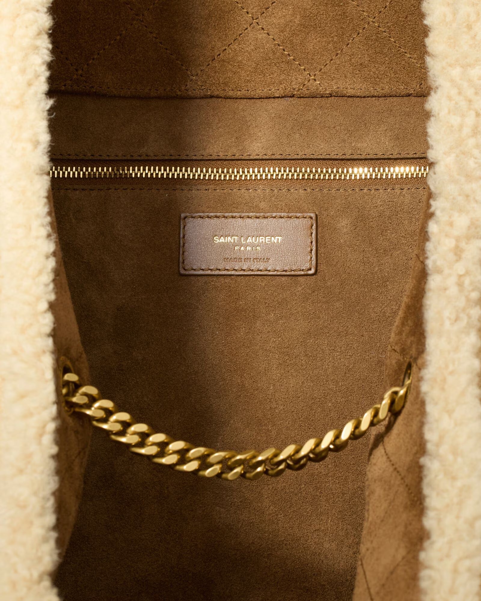 YSL ICARE IN SHEARLING