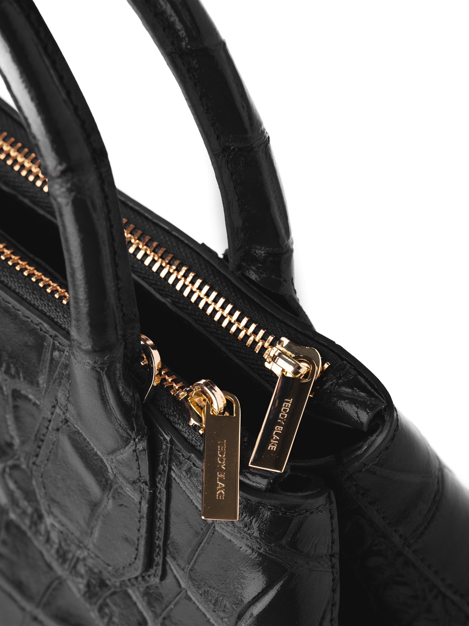 TEDDY BLAKE Vera Croco 14" - Black/Red
