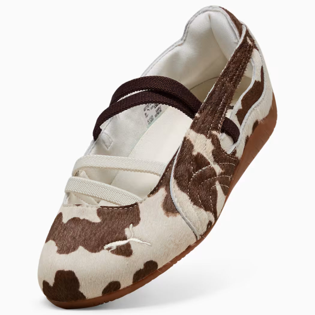 puma speedcat ballet cow print sneakers women