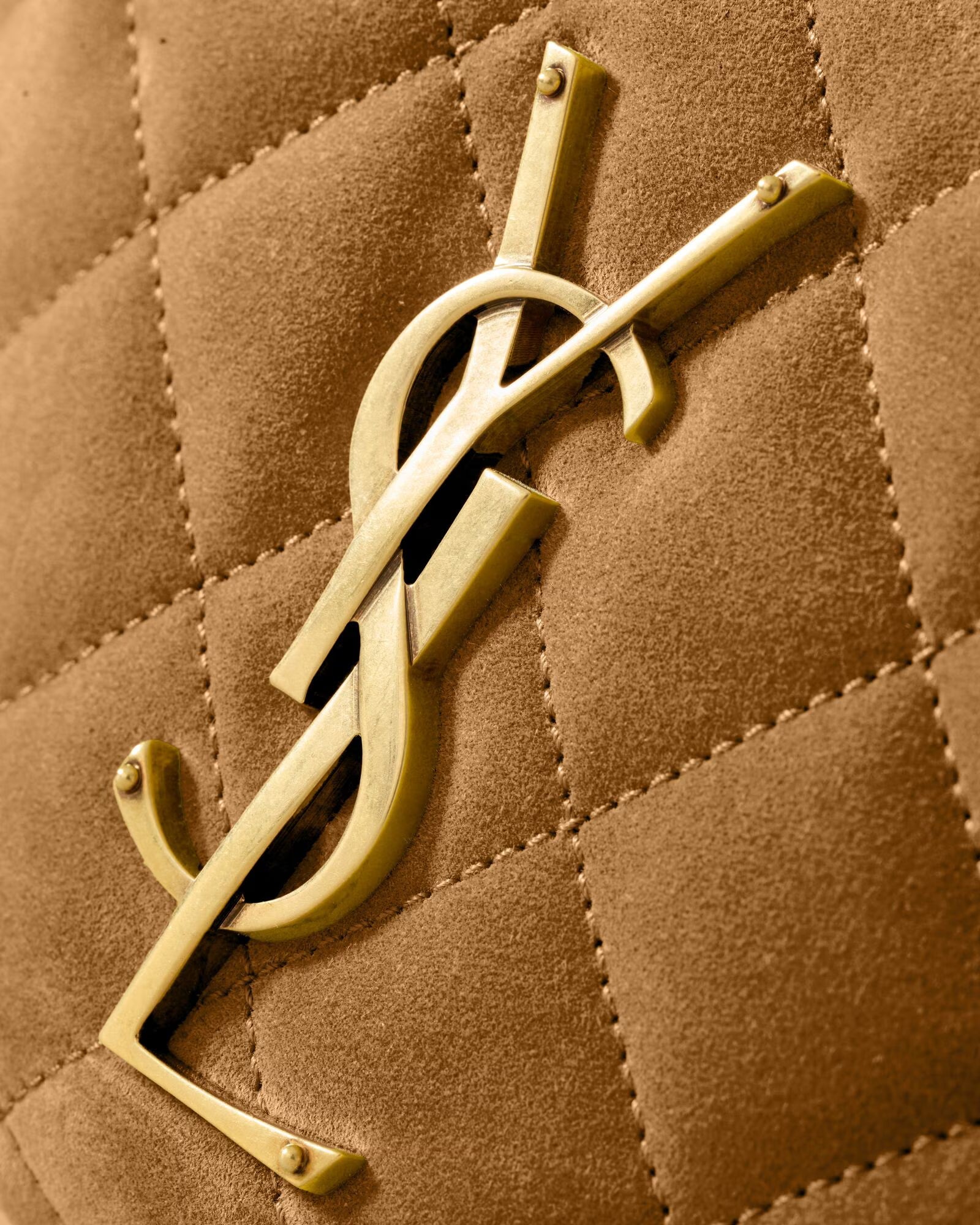 YSL ICARINO IN QUILTED SUEDE