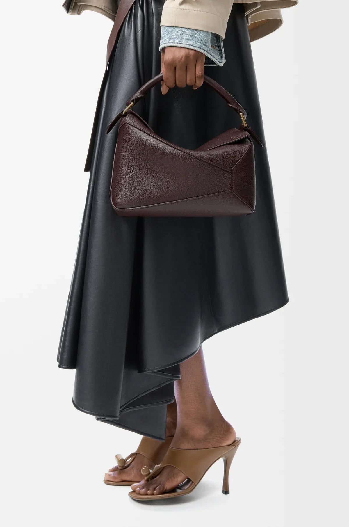 LOEWE Small Puzzle Edge bag in soft grained calfskin
