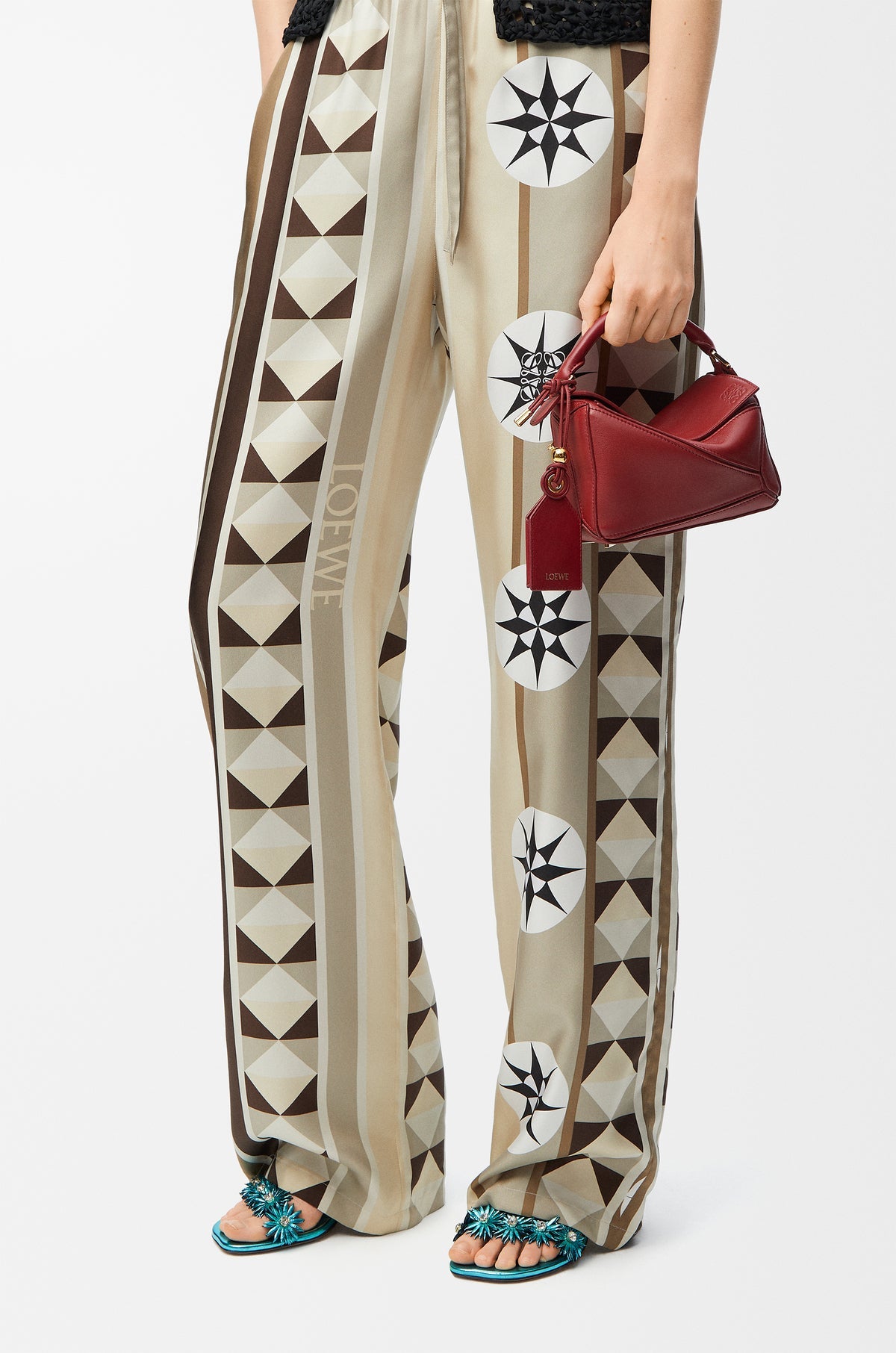 LOEWE Mini Featherlight Puzzle bag in nappa lambskin