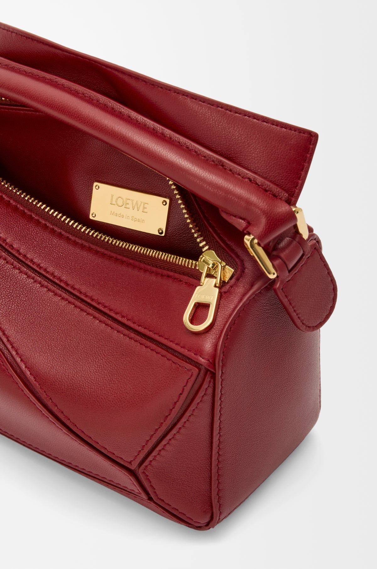 LOEWE Mini Featherlight Puzzle bag in nappa lambskin